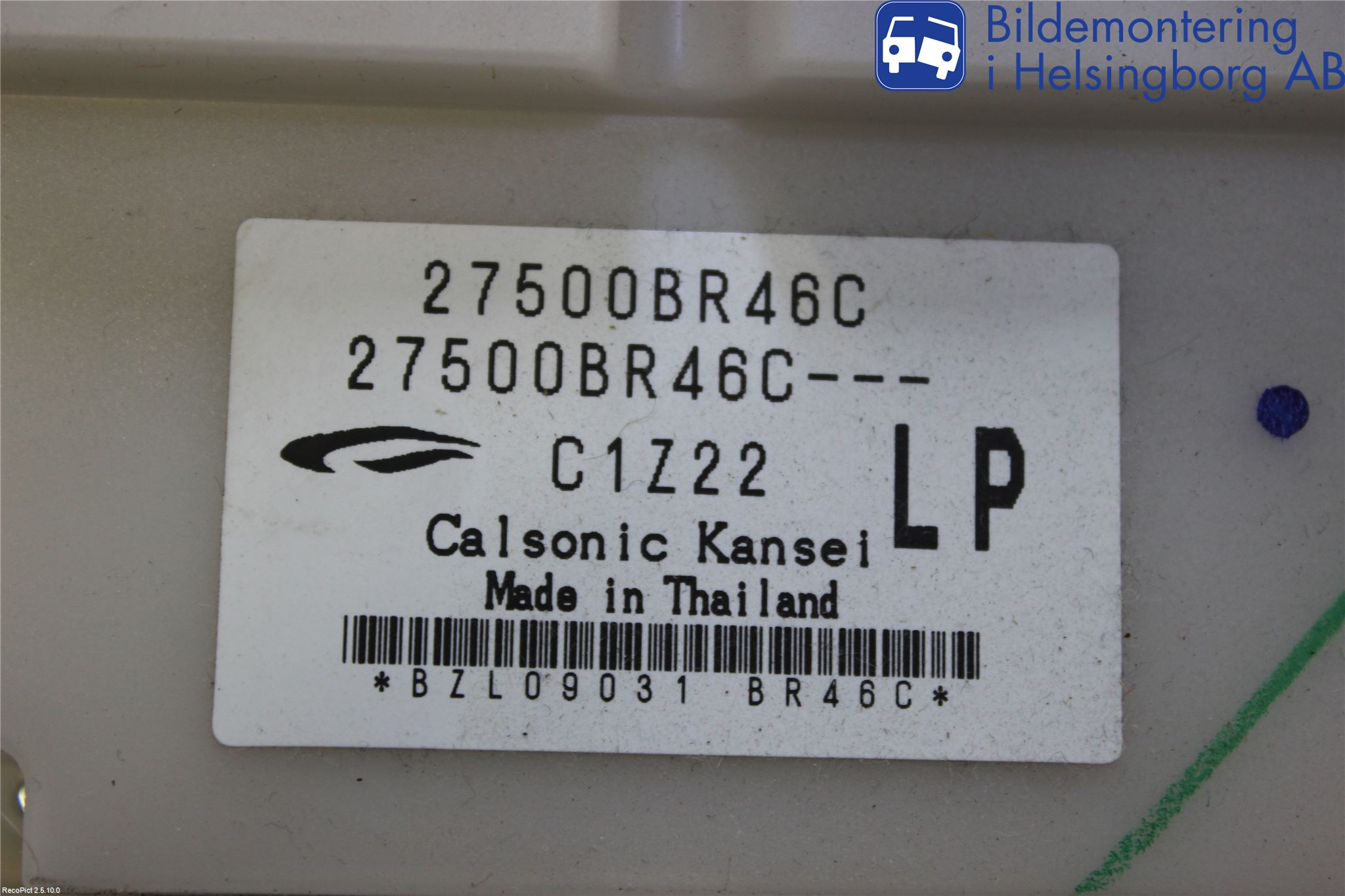 Nissan QASHQAI+2  10-14 Ac Styrenhet Ac Manöveren