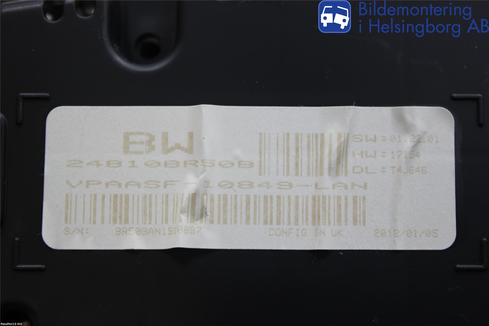 Nissan QASHQAI+2  10-14 Instrument Komb