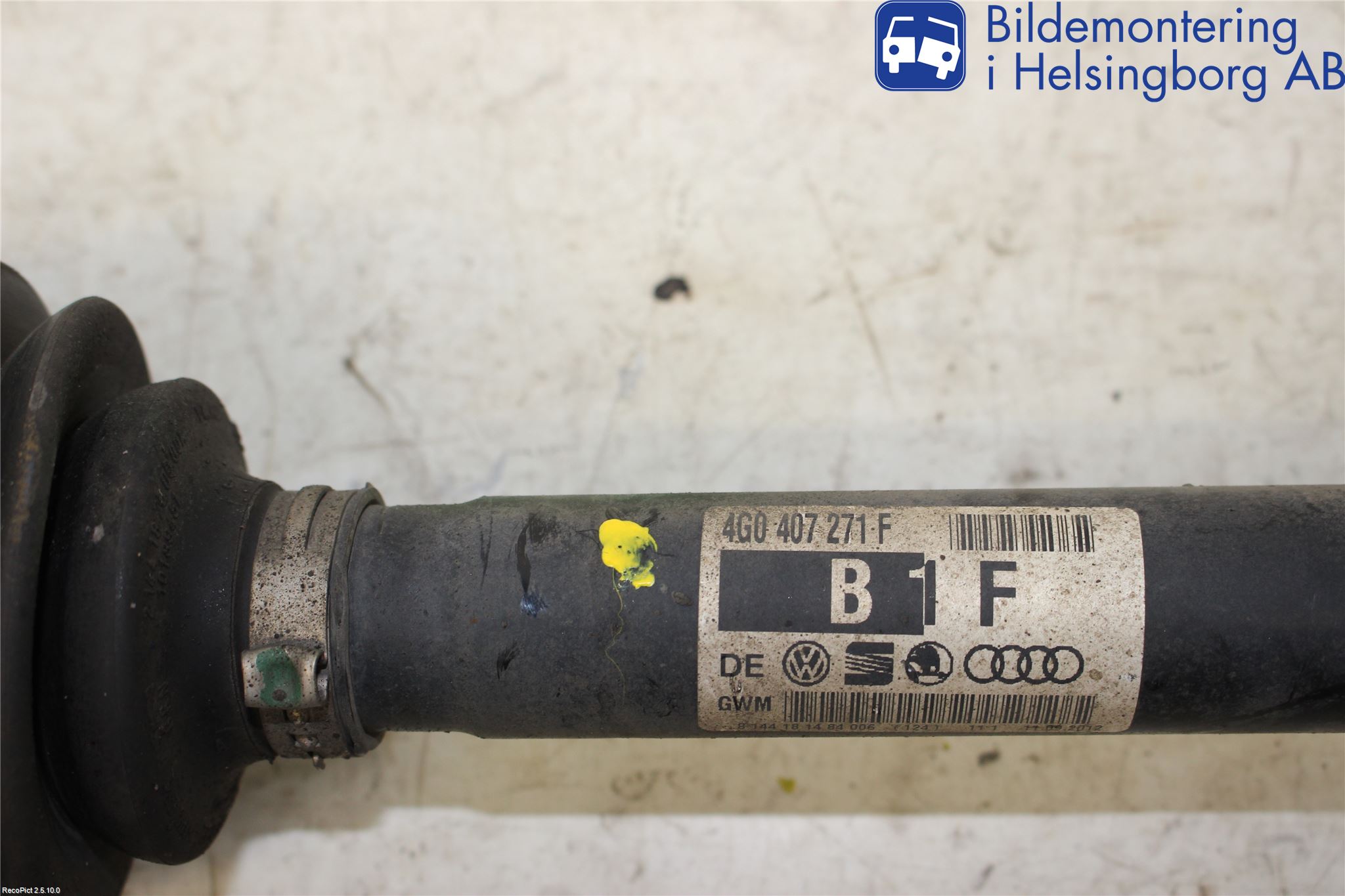 Audi A6/S6 4G 11-18 Drivaxel Fram Höger