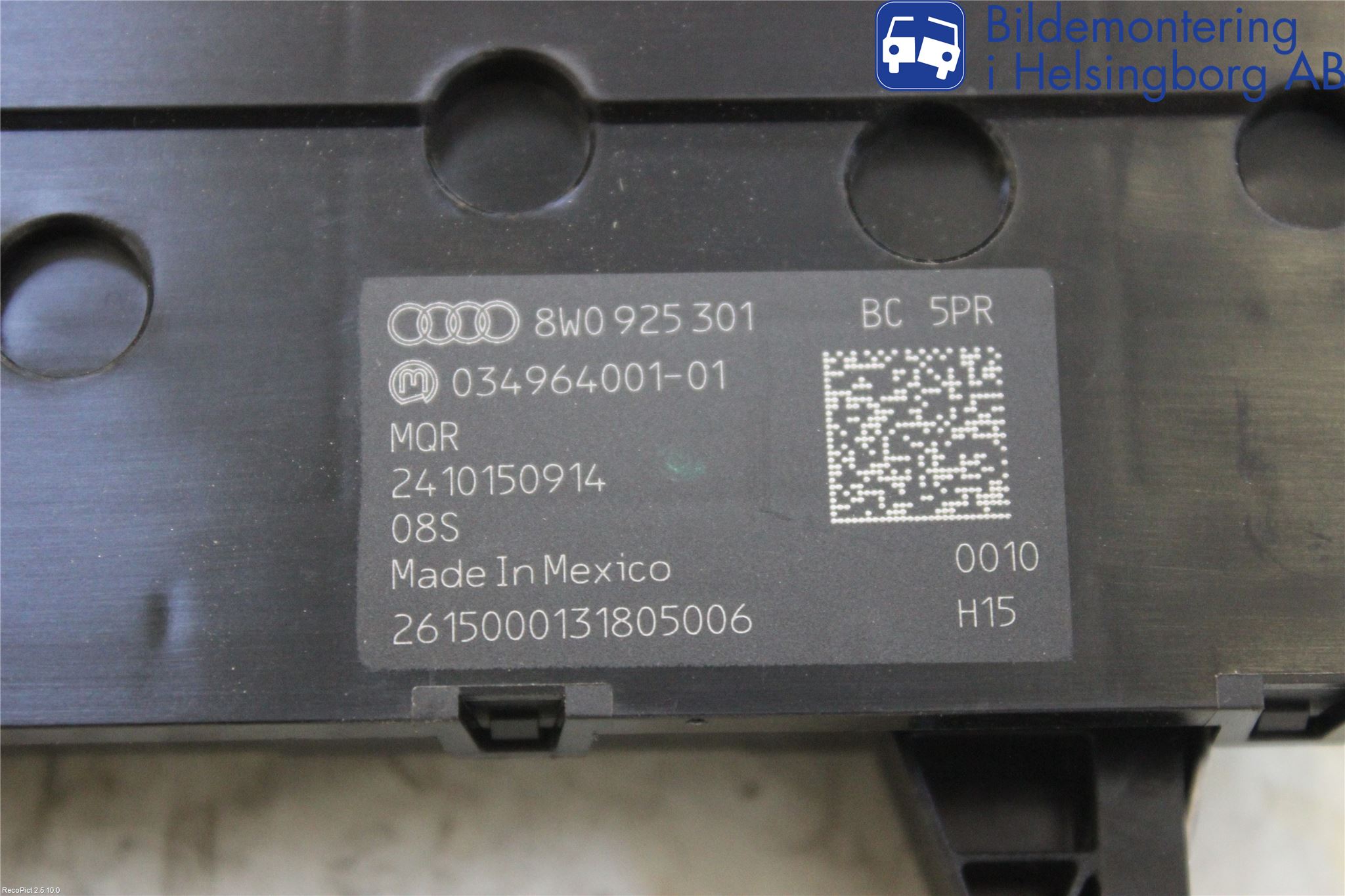 Audi A4/S4 B9 16-19 Strömställare Antisladd