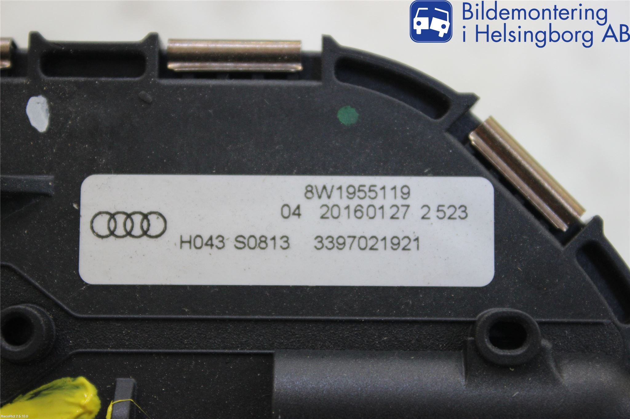 Audi A4/S4 B9 16-19 Torkarmotor Vindruta