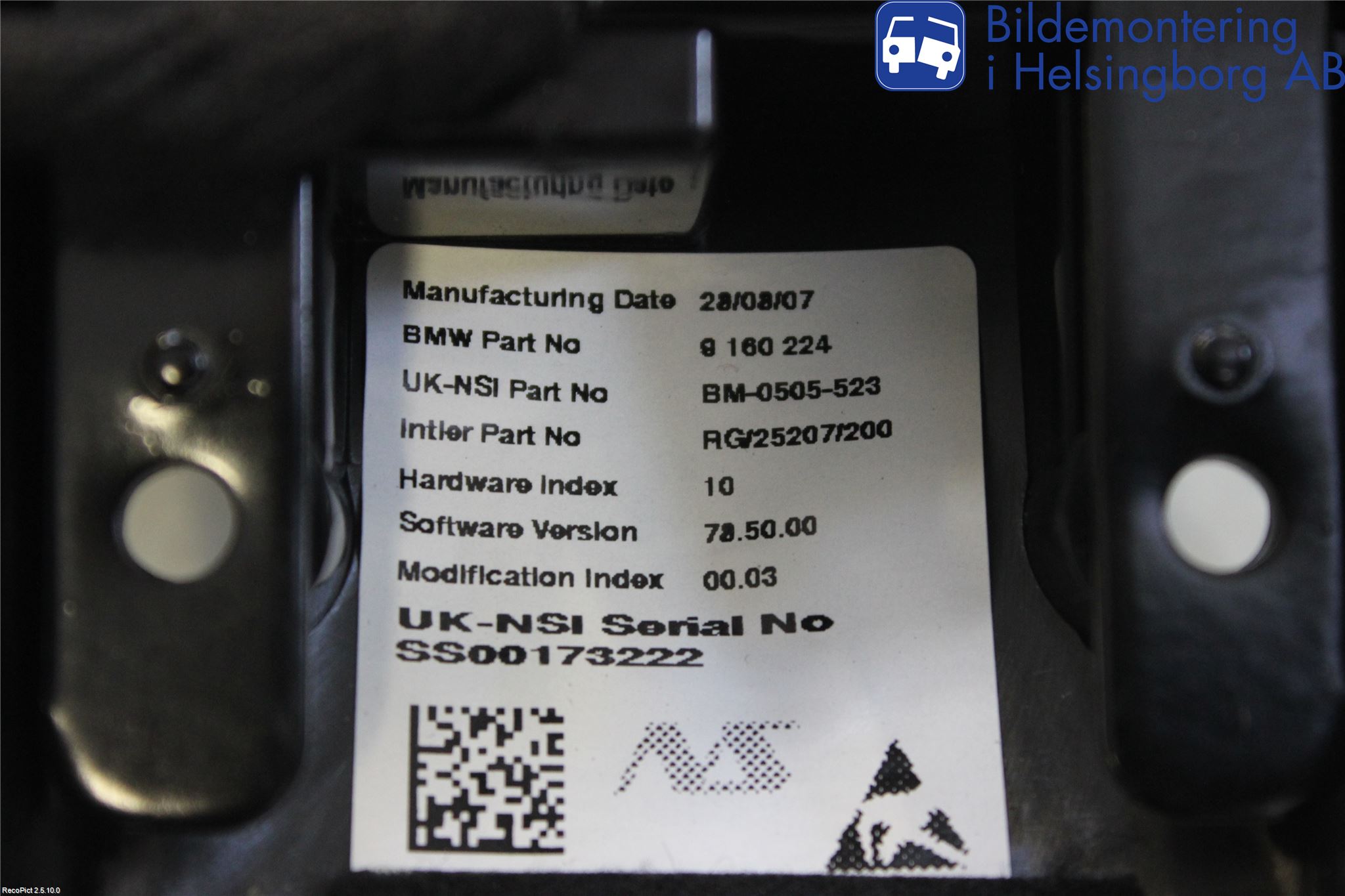 Mini COUPE R56 05-14 Instrument Varvr