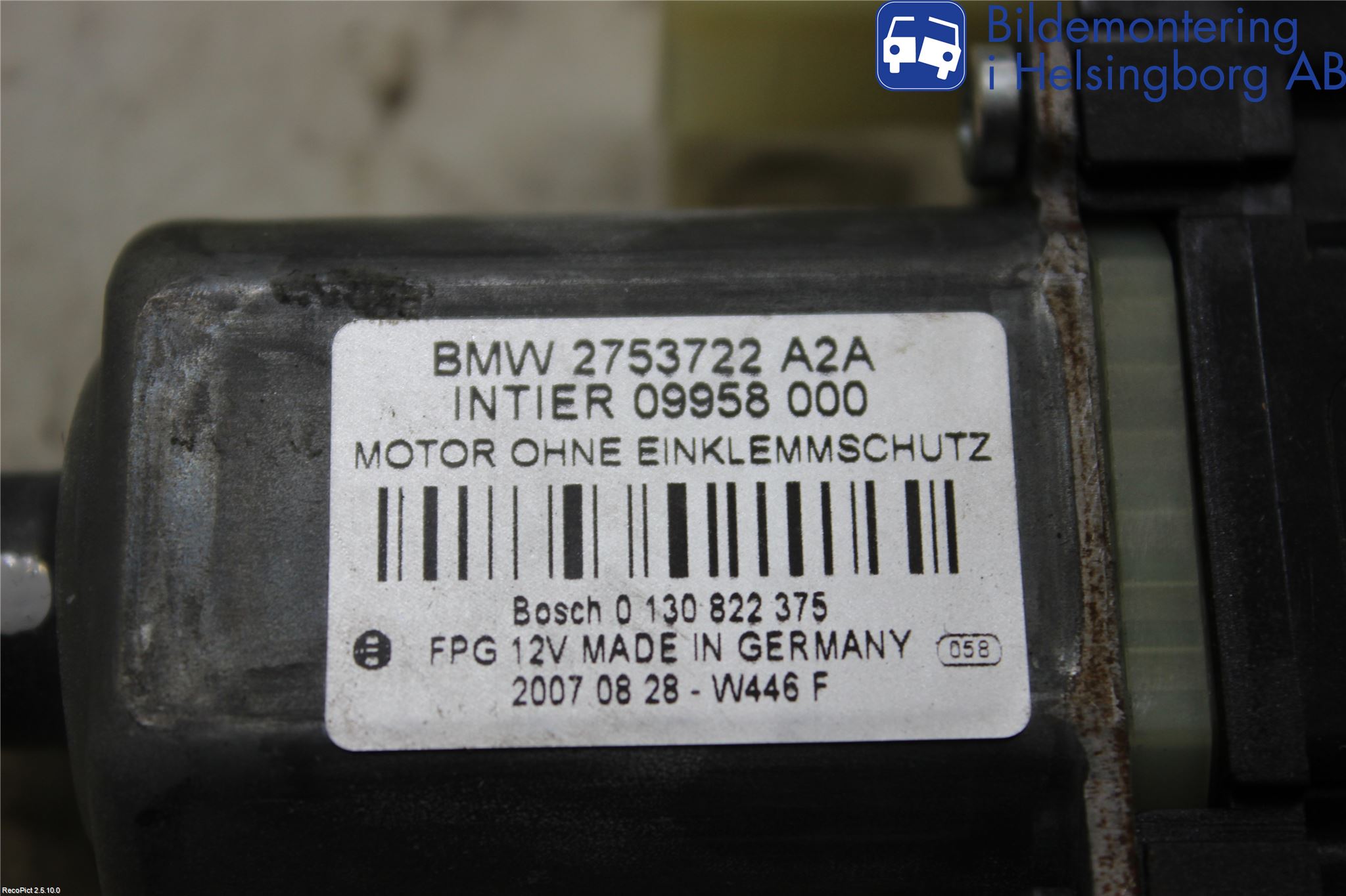 Mini COUPE R56 05-14 Fönsterhissmotor