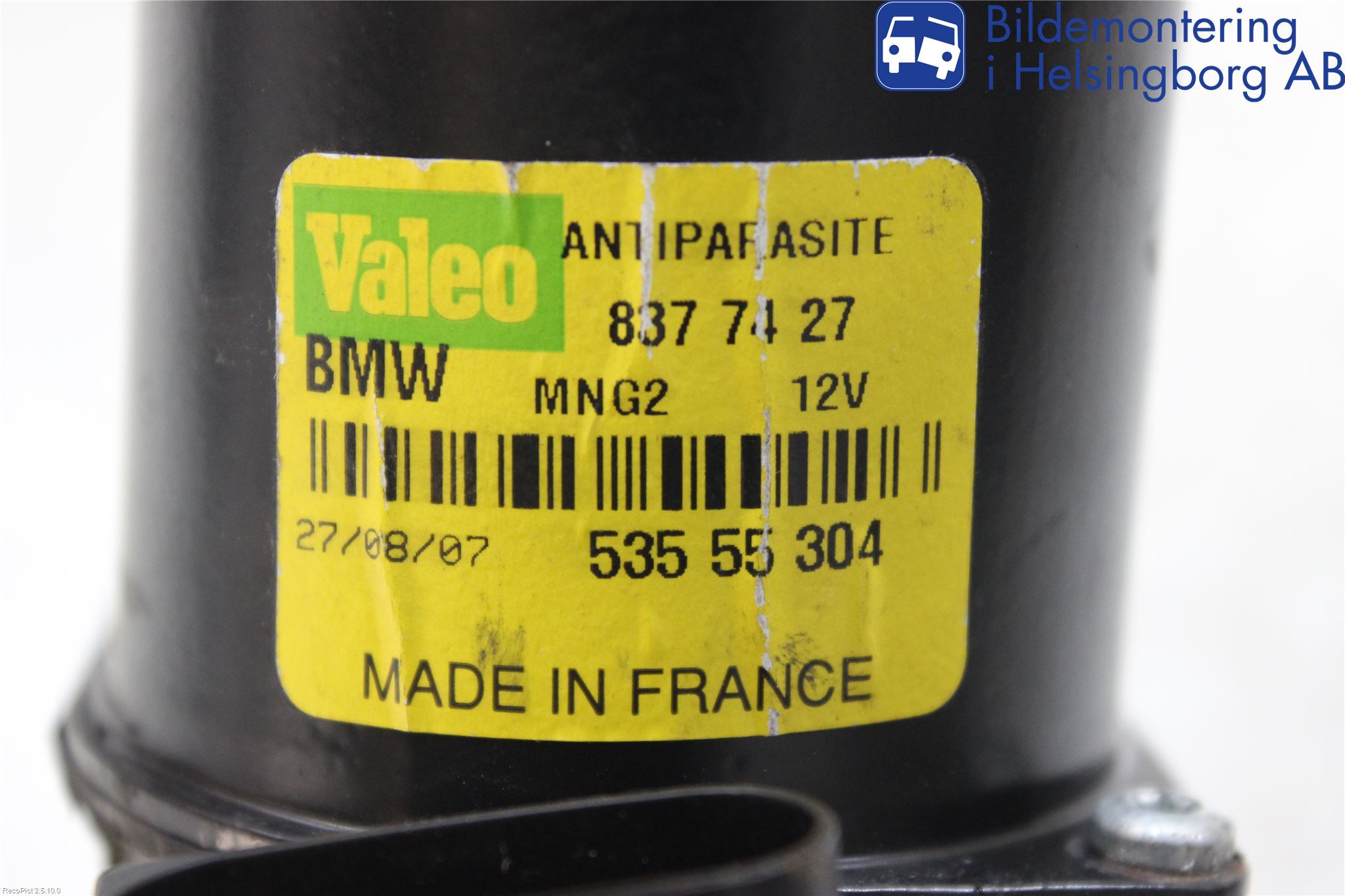 Mini COUPE R56 05-14 Torkarmotor Vindruta