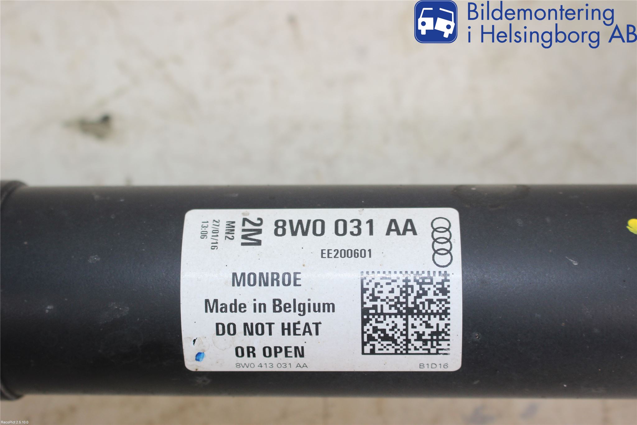 Audi A4/S4 B9 16-19 Fjäderben Fram Höger