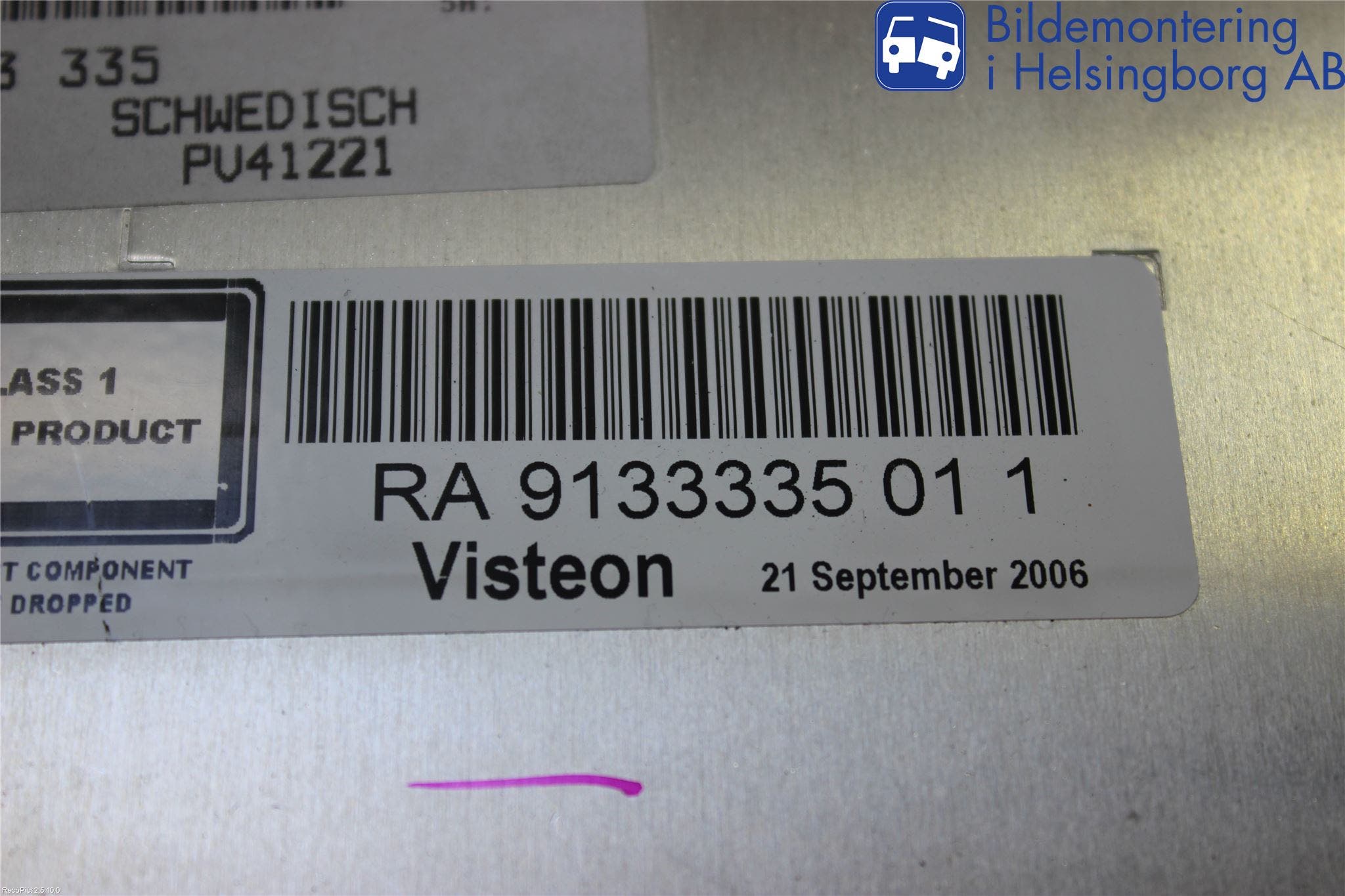 BMW 1 E87/81 5D/3D 03-11 Cd Radio - Multimediapanel