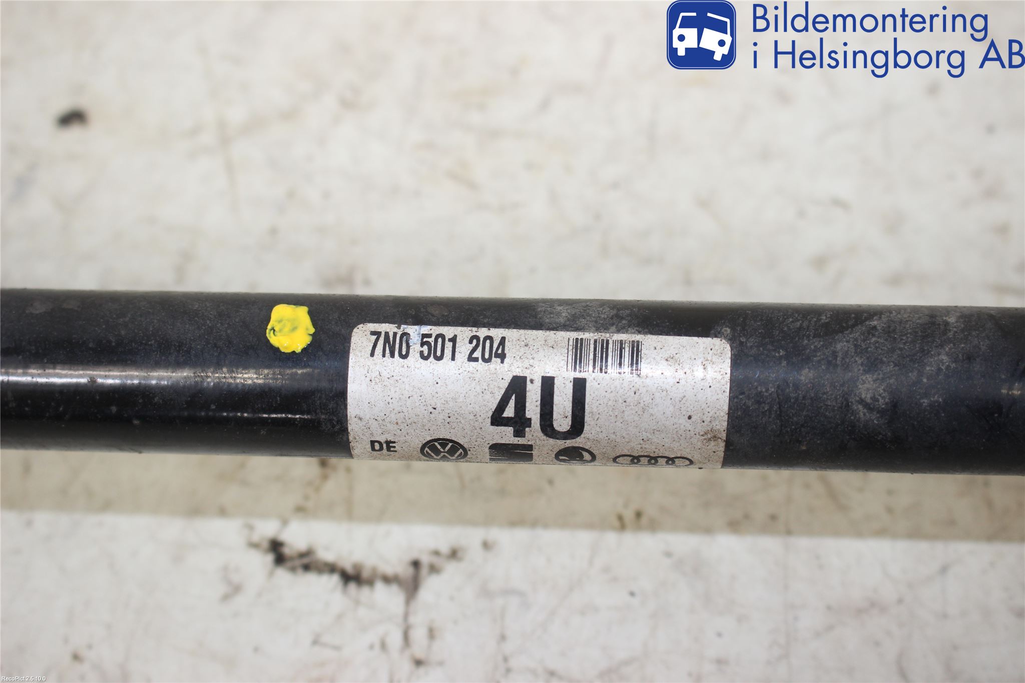 Volkswagen VW SHARAN 11- Drivaxel Bak Höger