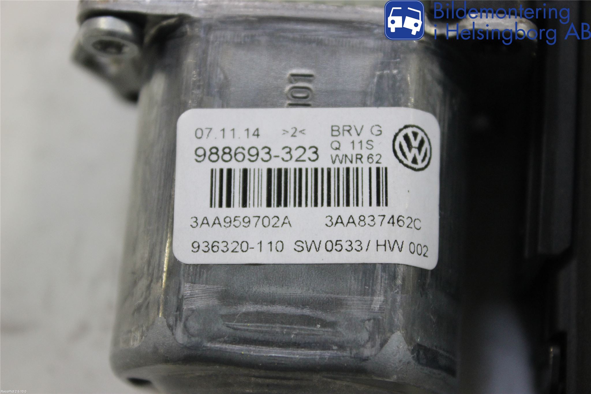 Volkswagen VW PASSAT 11-14 Fönsterhissmotor