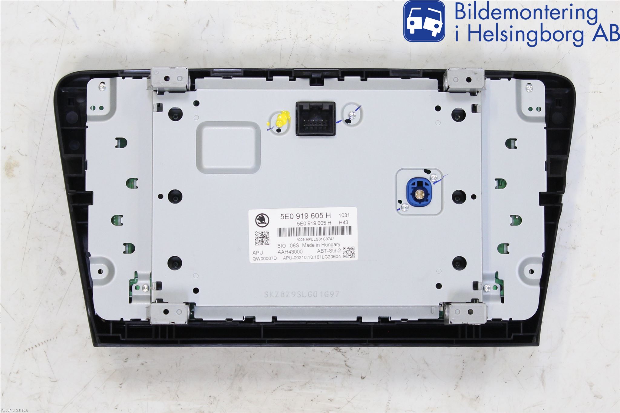 Skoda OCTAVIA (5E) 13-20 Multifunktionsdisplay