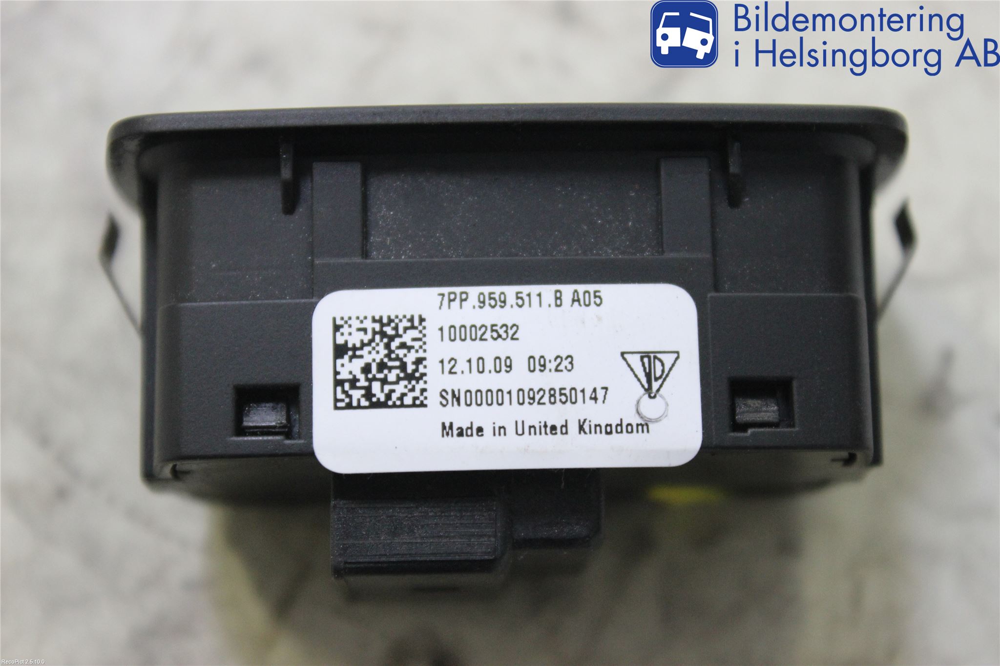 Porsche PANAMERA 09- Strömställare Övrigt