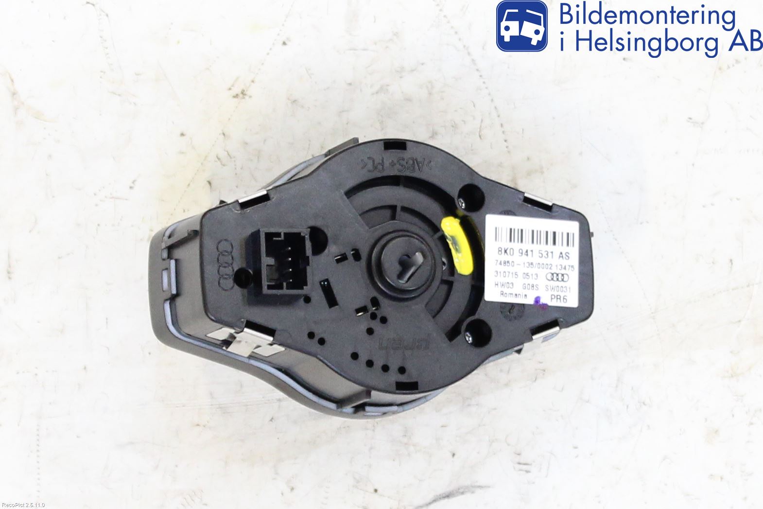 Audi A4 12-15 Strömställare Ljus