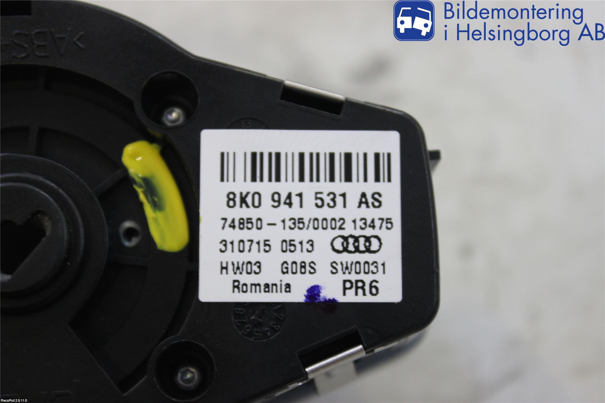 Audi A4 12-15 Strömställare Ljus