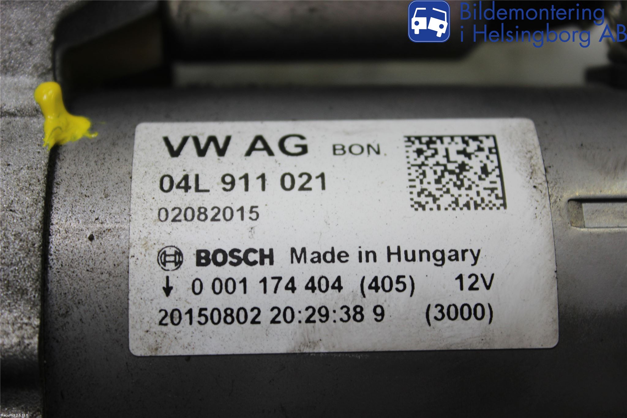 Audi A4 12-15 Startmotor Diesel