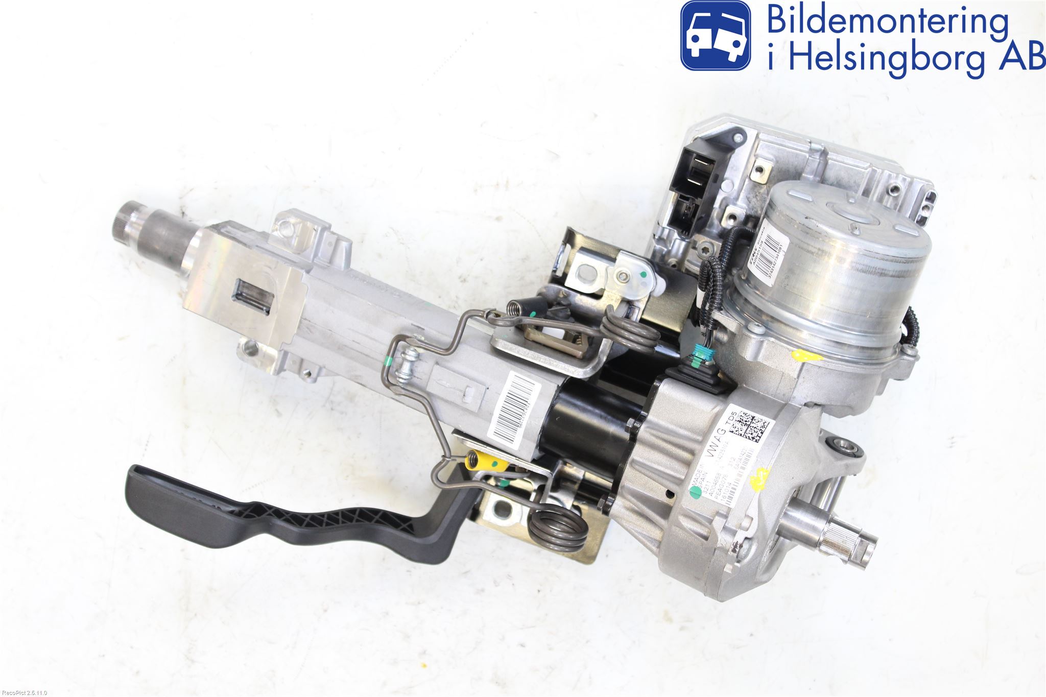 Volkswagen VW POLO 10-17 Rattaxelagg Med Inb Servo