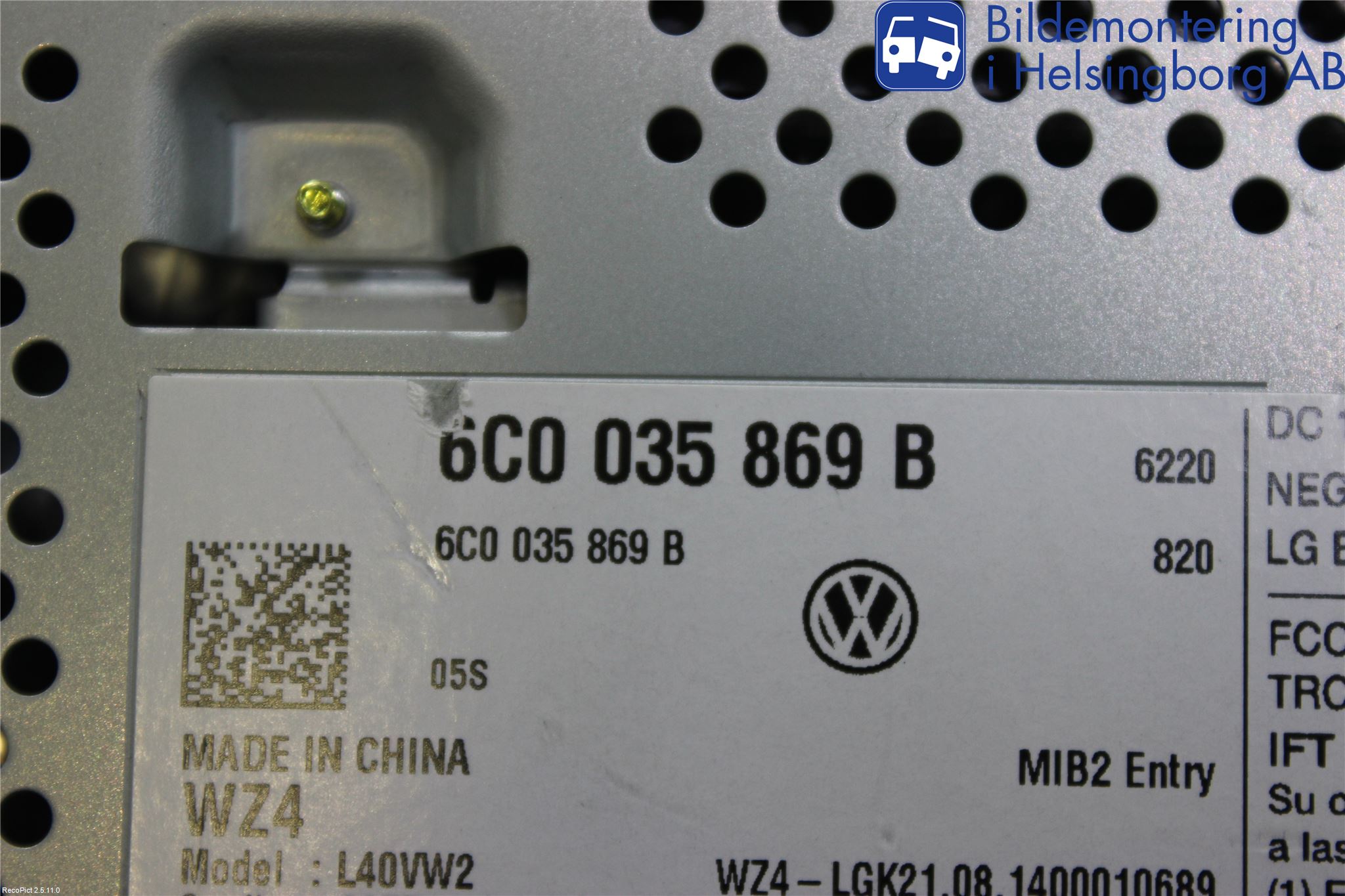 Volkswagen VW POLO 10-17 Cd Radio - Multimediapanel
