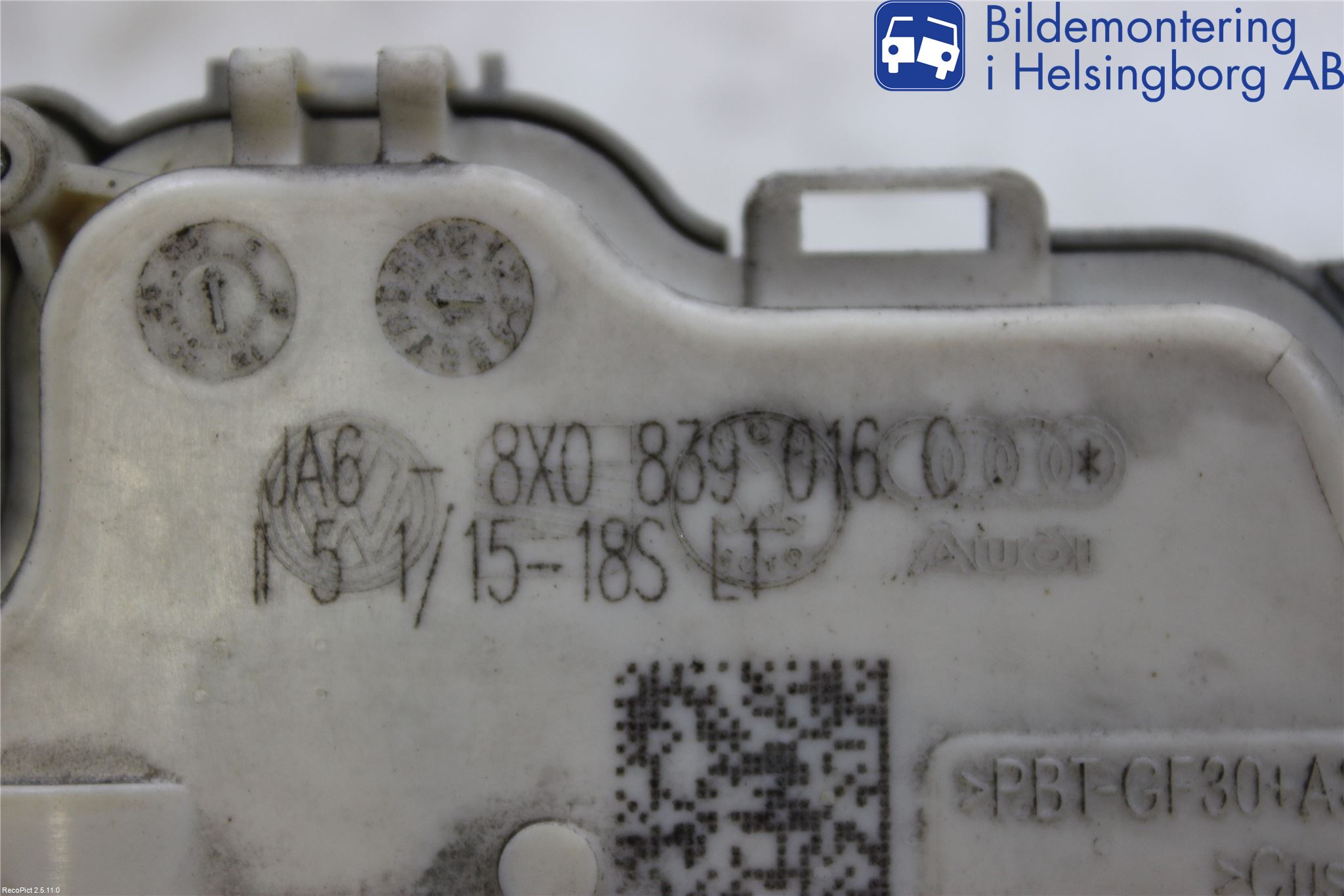 Audi A1/S1 11-18 Centrallåsmotor Höger