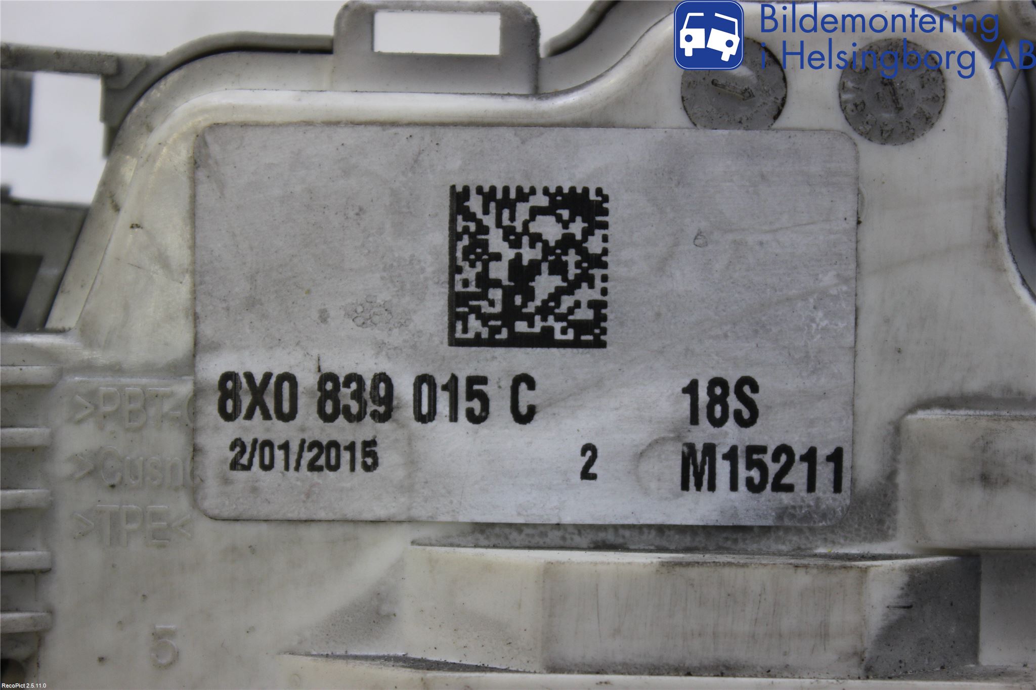 Audi A1/S1 11-18 Centrallåsmotor Vänster