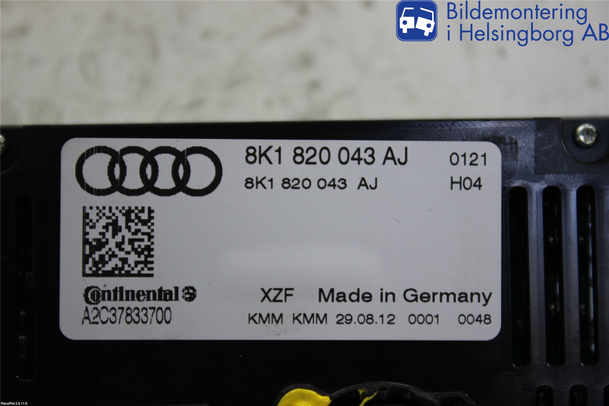 Audi A4 12-15 Ac Styrenhet Ac Manöveren