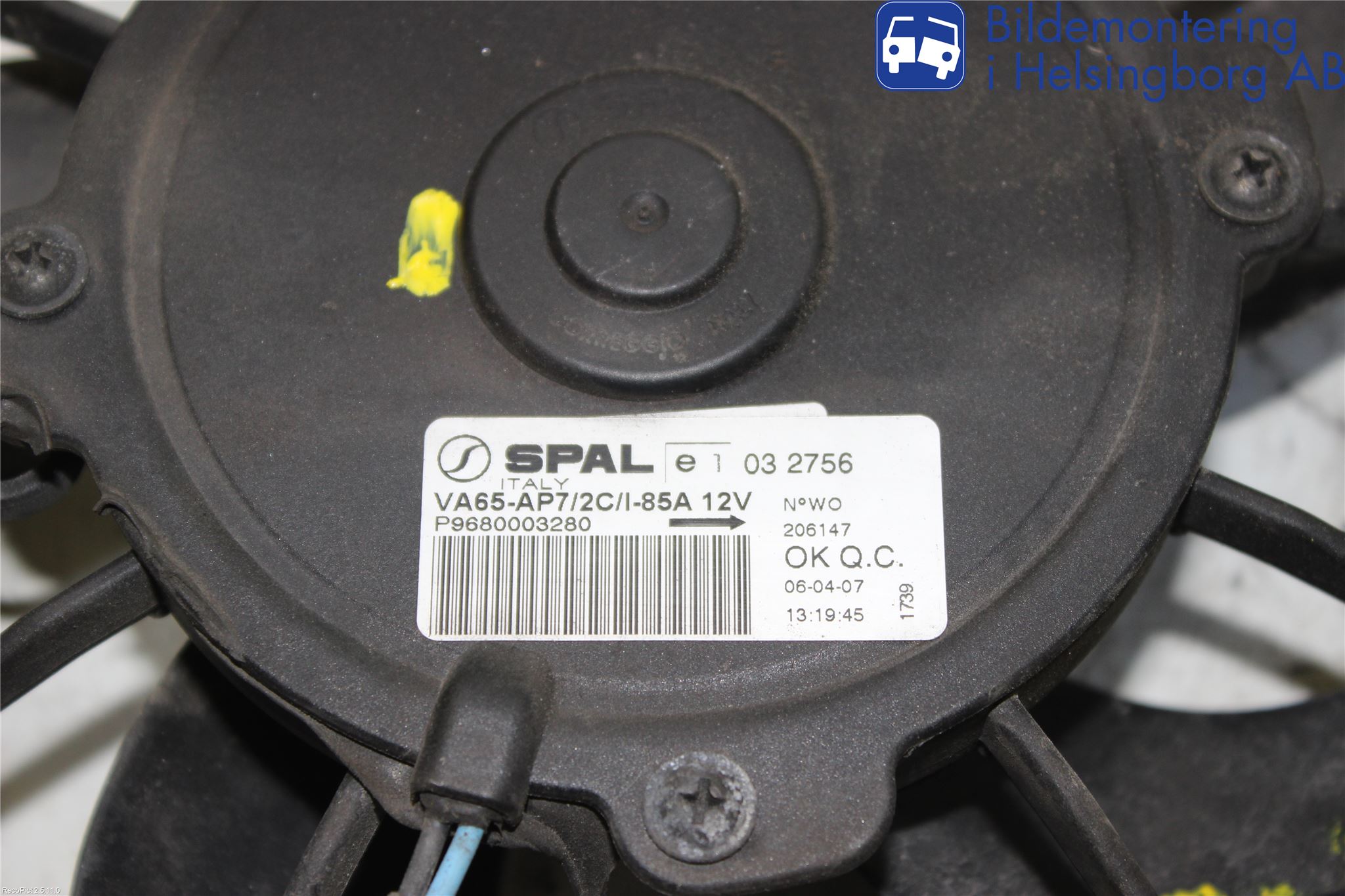 Peugeot 207 Kylfläkt El