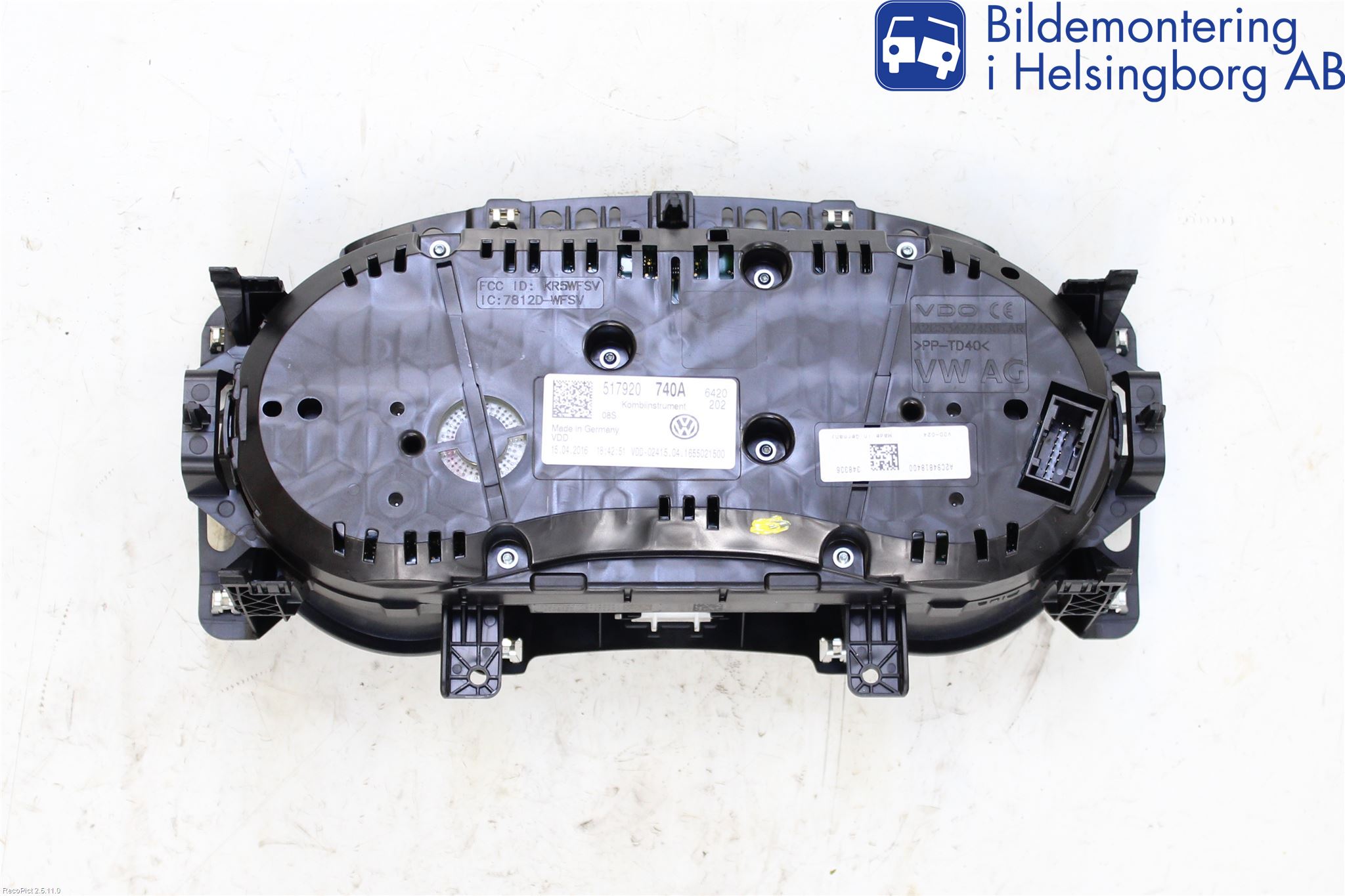Volkswagen VW GOLF SPORTSVAN 15-20 Instrument Komb