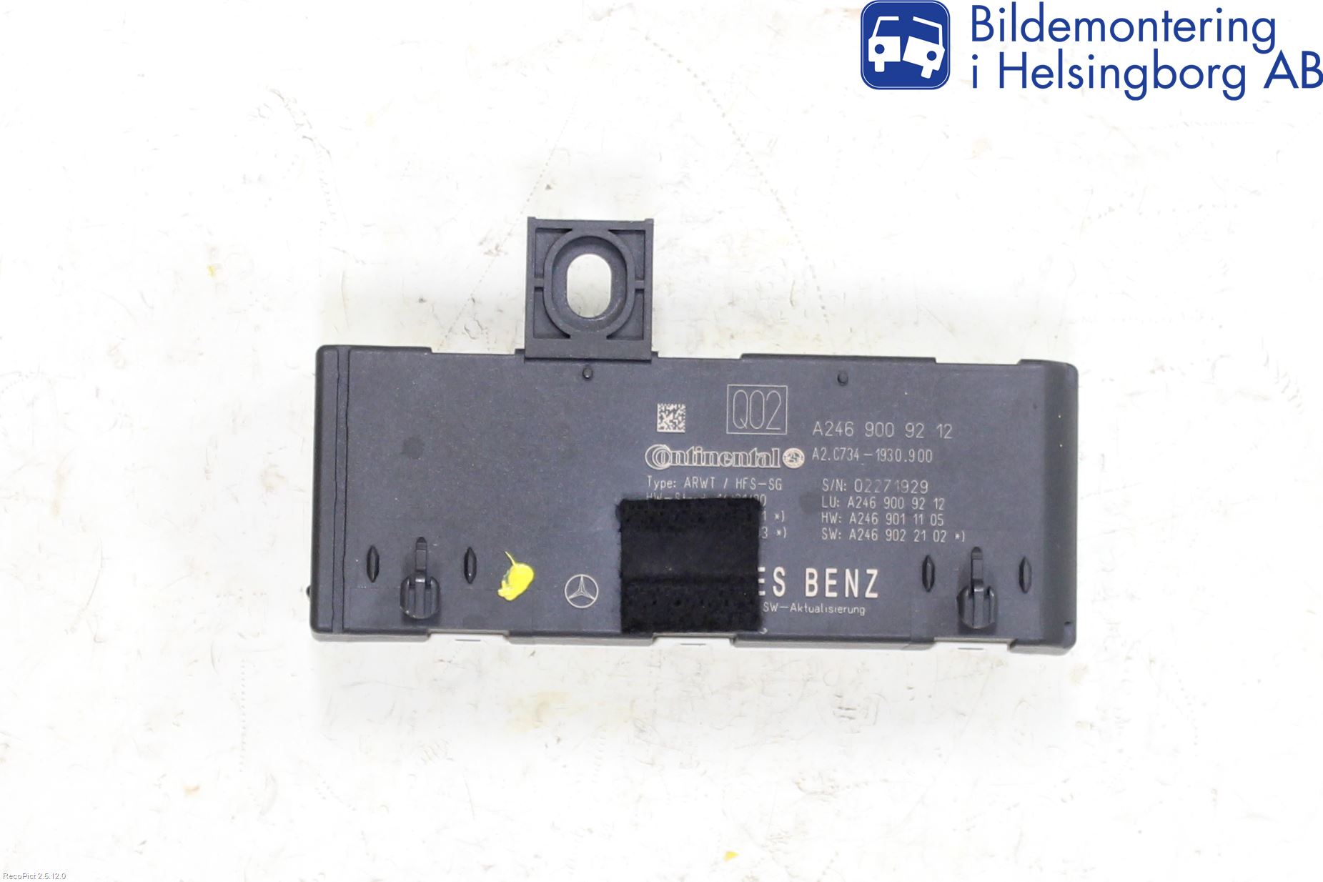 Mercedes-Benz MB CLA-KLASS (C117/X117) 13-19 Styrenhet Baklucka