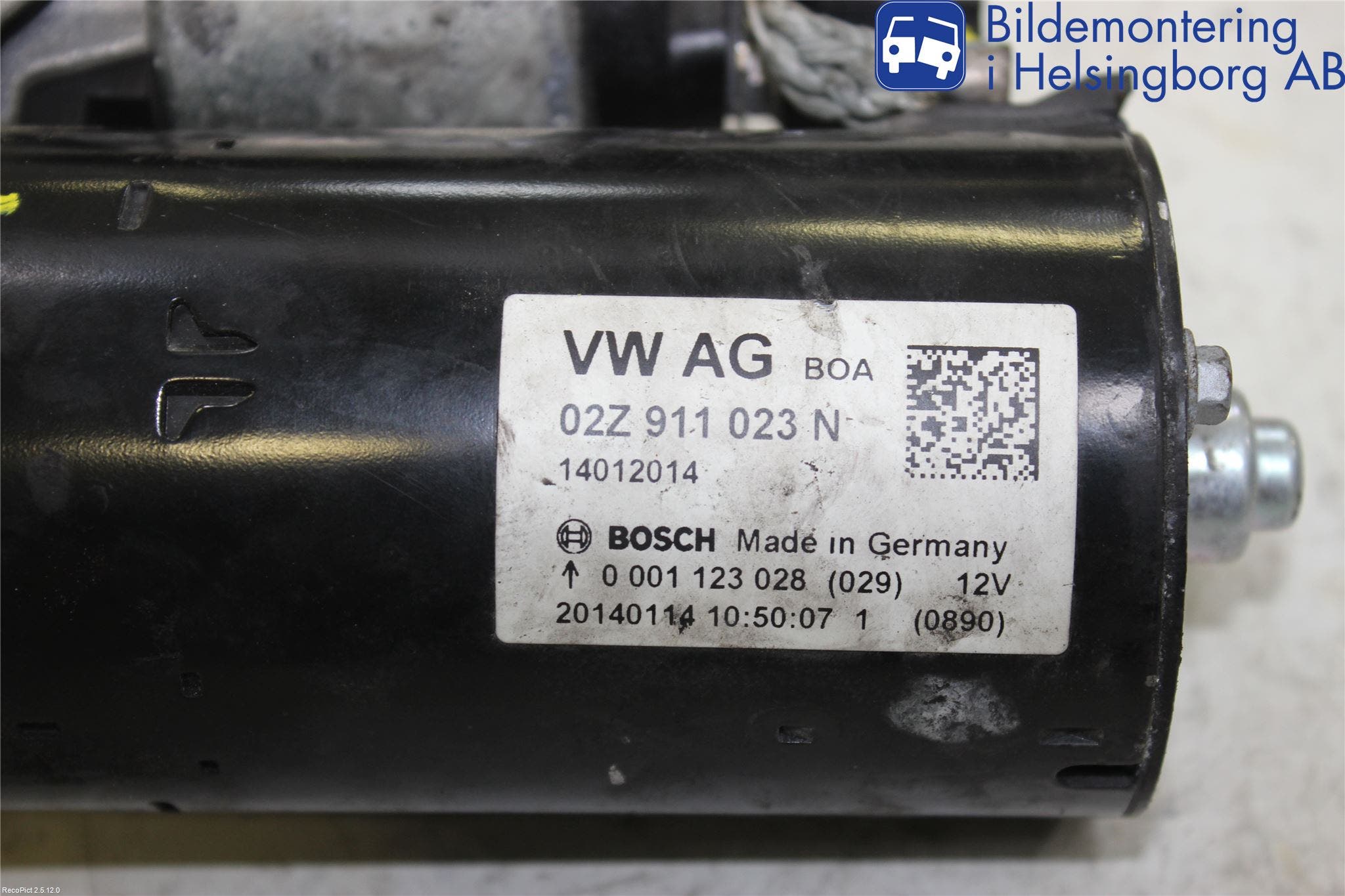 Volkswagen VW CADDY 11-15 Startmotor Diesel