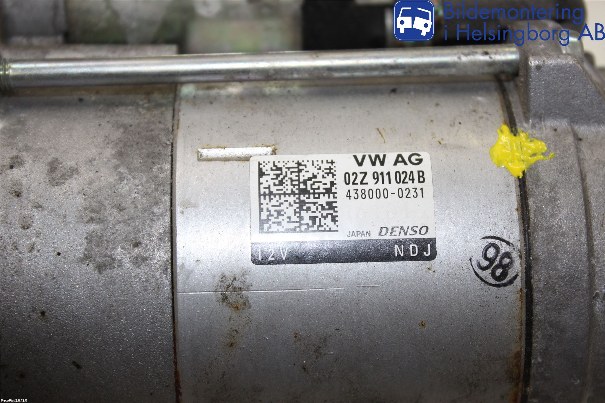 Audi A3/S3 8V 13-20 Startmotor Diesel