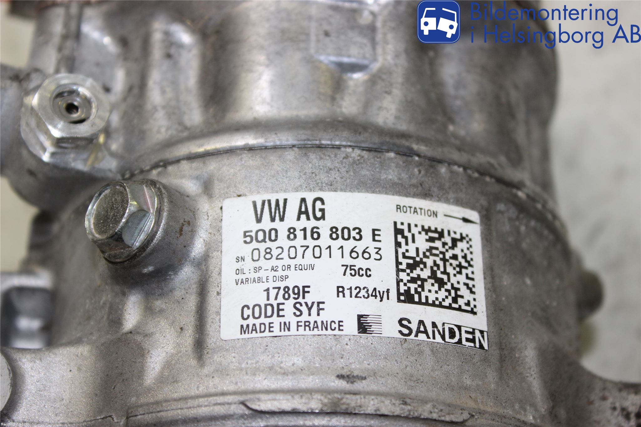 Volkswagen VW POLO 10-17 Ac Kompressor