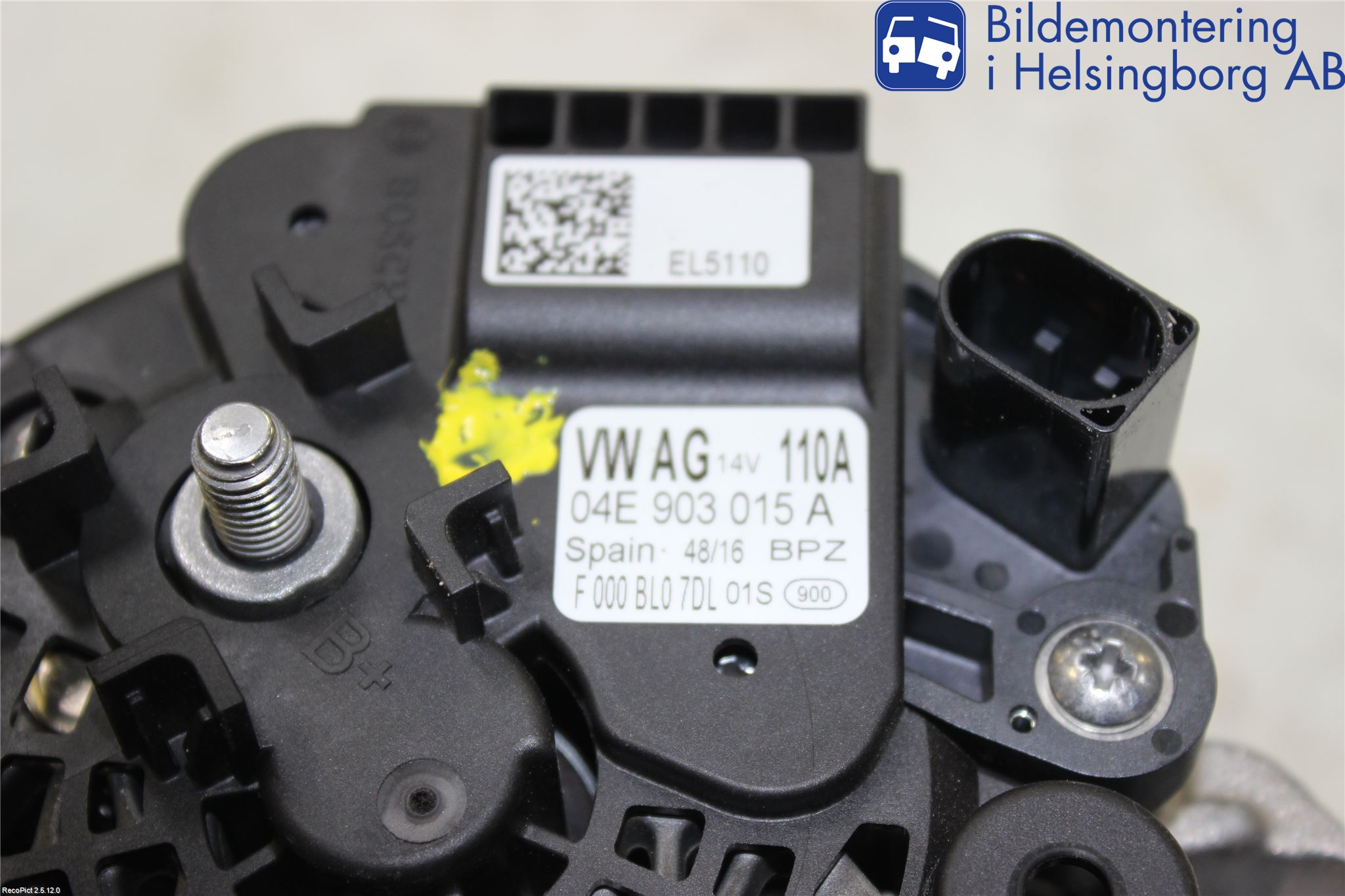 Volkswagen VW POLO 10-17 Generator