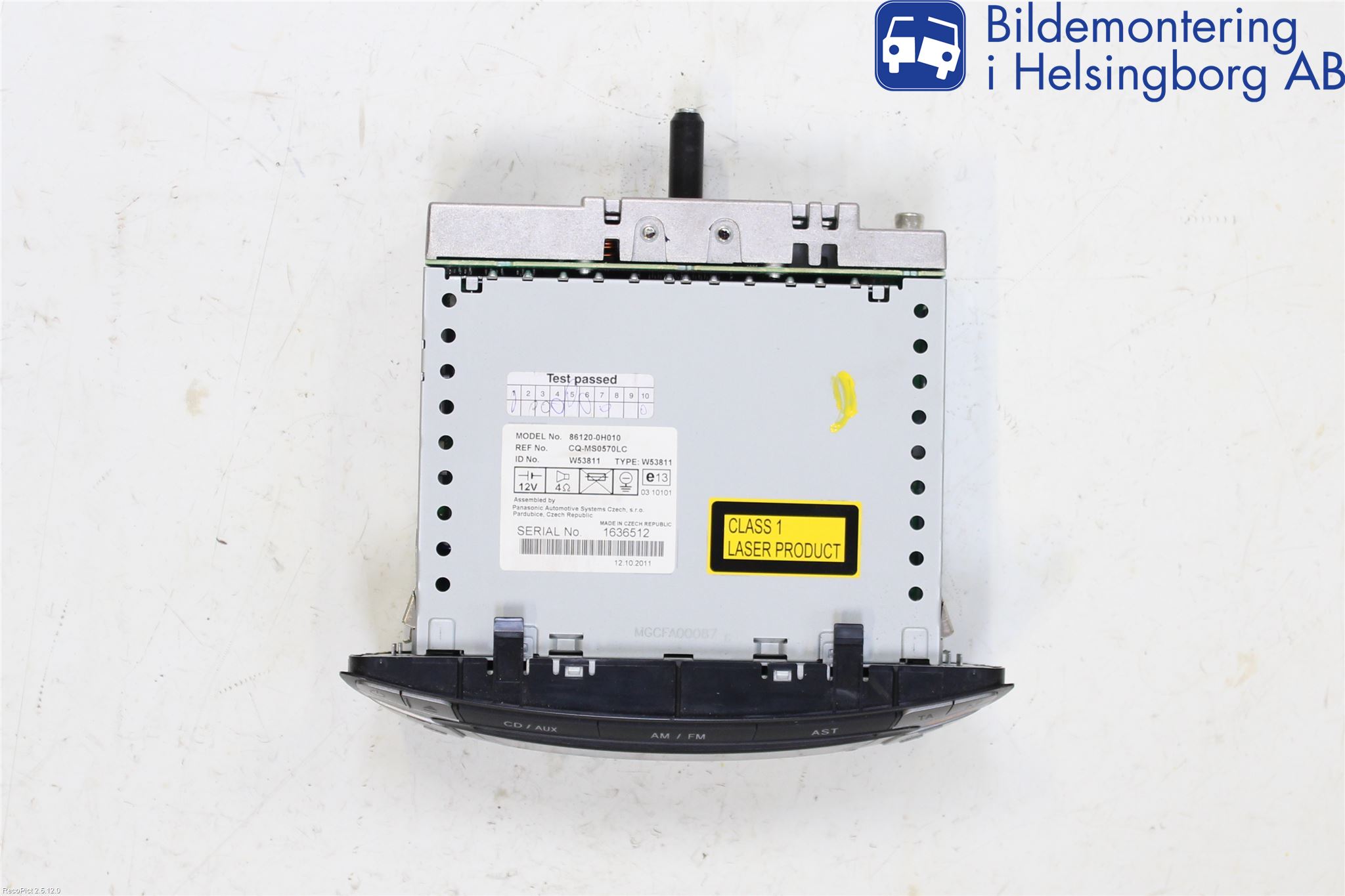 Peugeot 107 Cd Radio - Multimediapanel