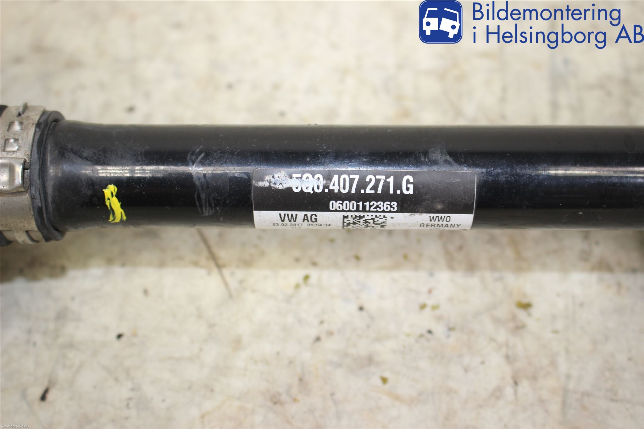 Skoda OCTAVIA (5E) 13-20 Drivaxel Fram Vänster