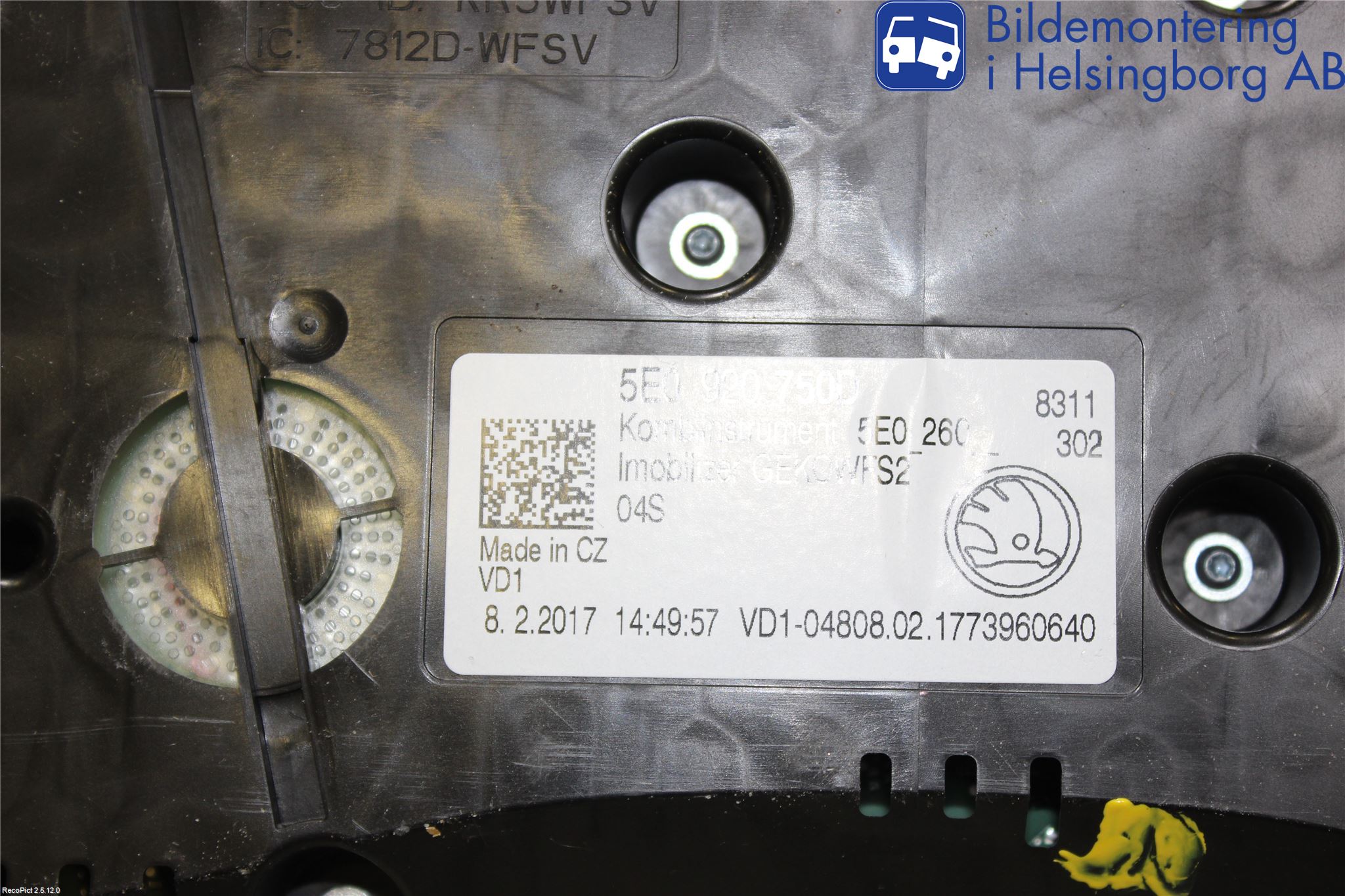 Skoda OCTAVIA (5E) 13-20 Instrument Komb