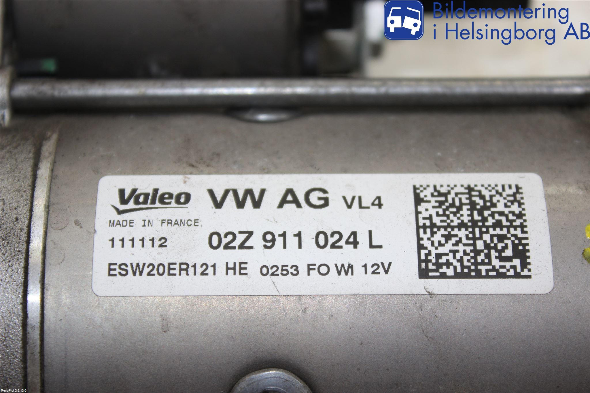 Volkswagen VW GOLF / E-GOLF VII 13-20 Startmotor Diesel