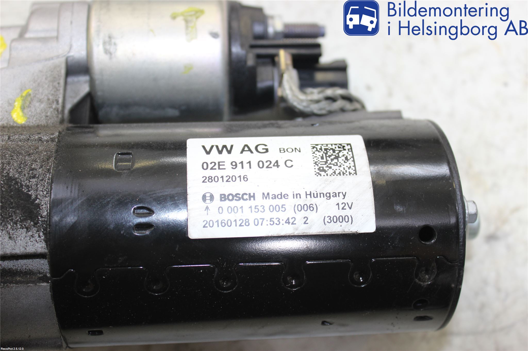 Volkswagen VW TIGUAN 07-16 Startmotor Diesel