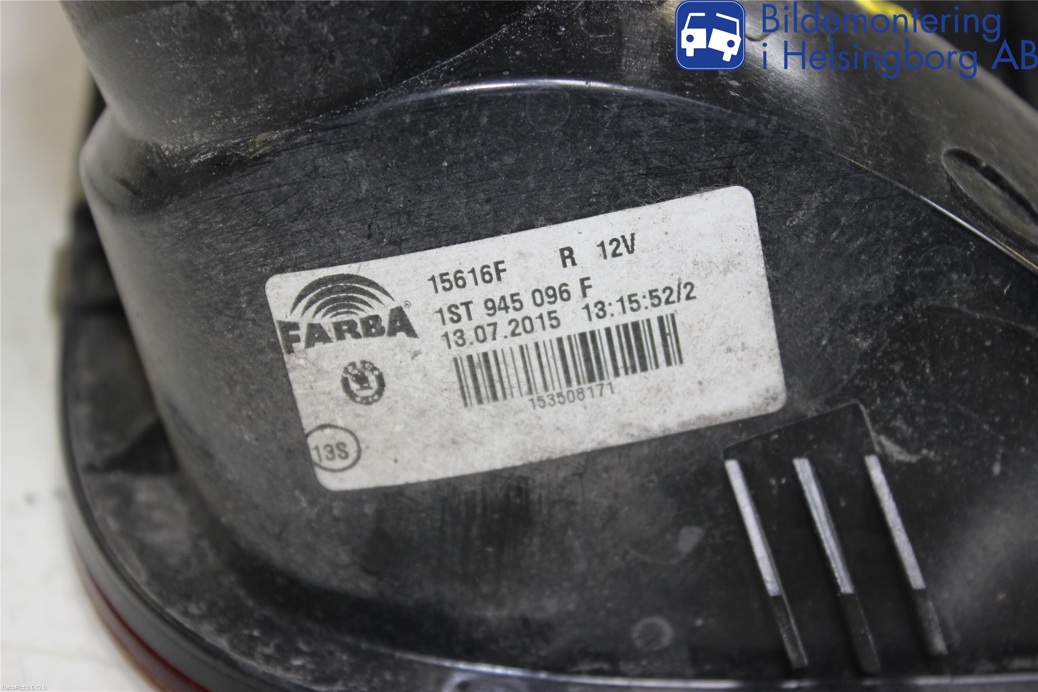 Skoda CITIGO / CITIGO E IV Bakljus Höger