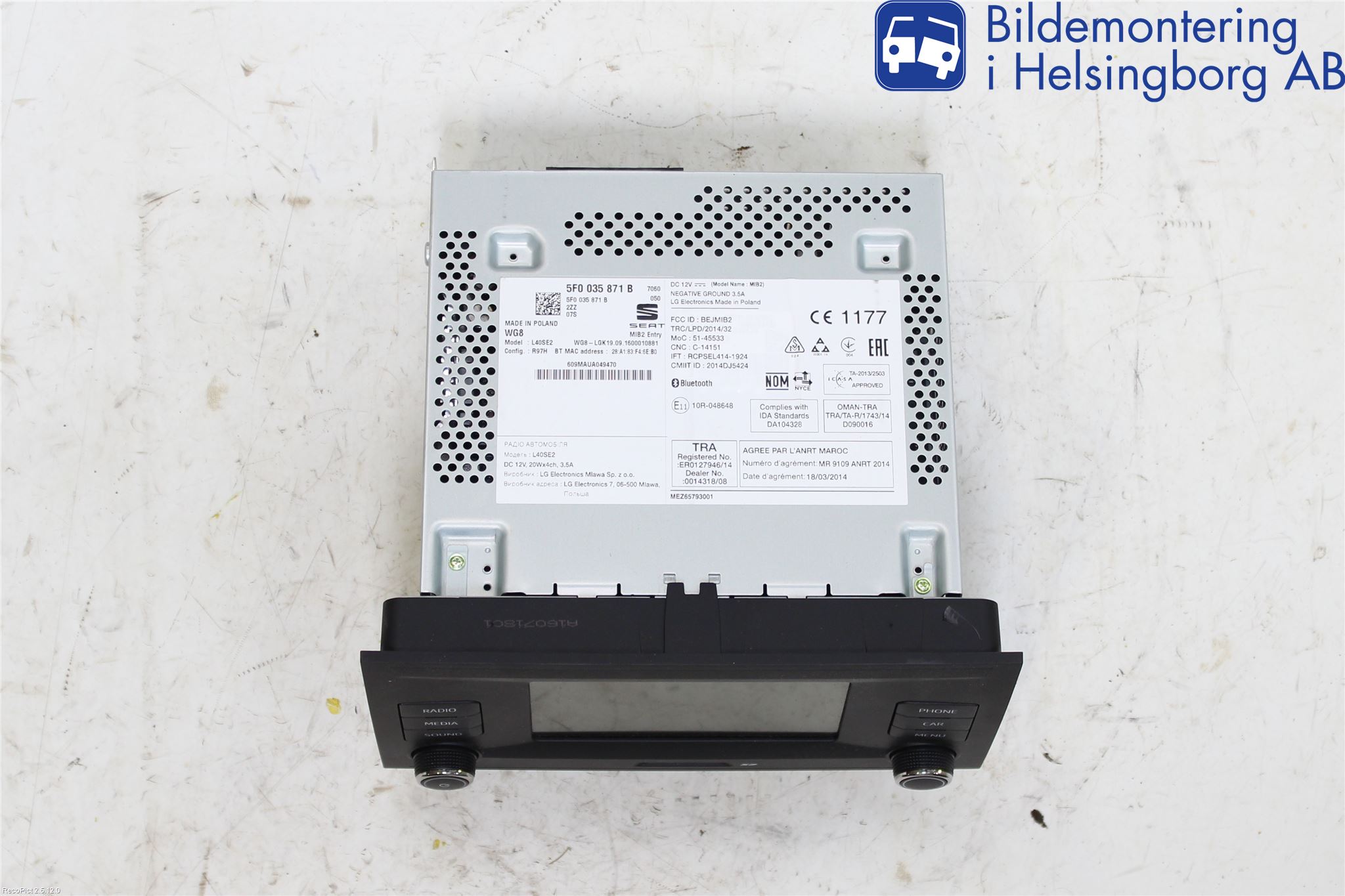 Seat IBIZA IV 08-16 Cd Radio - Multimediapanel
