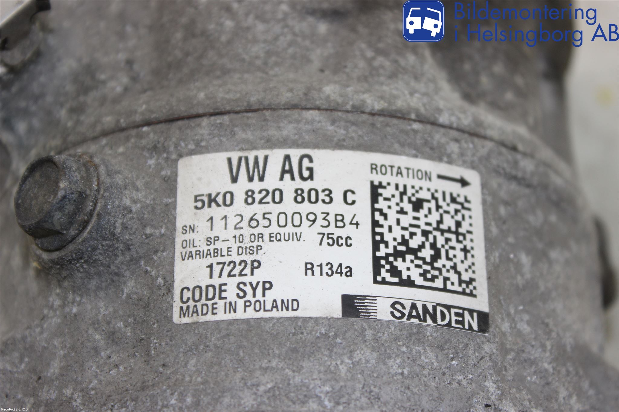 Skoda FABIA 07-14 Ac Kompressor