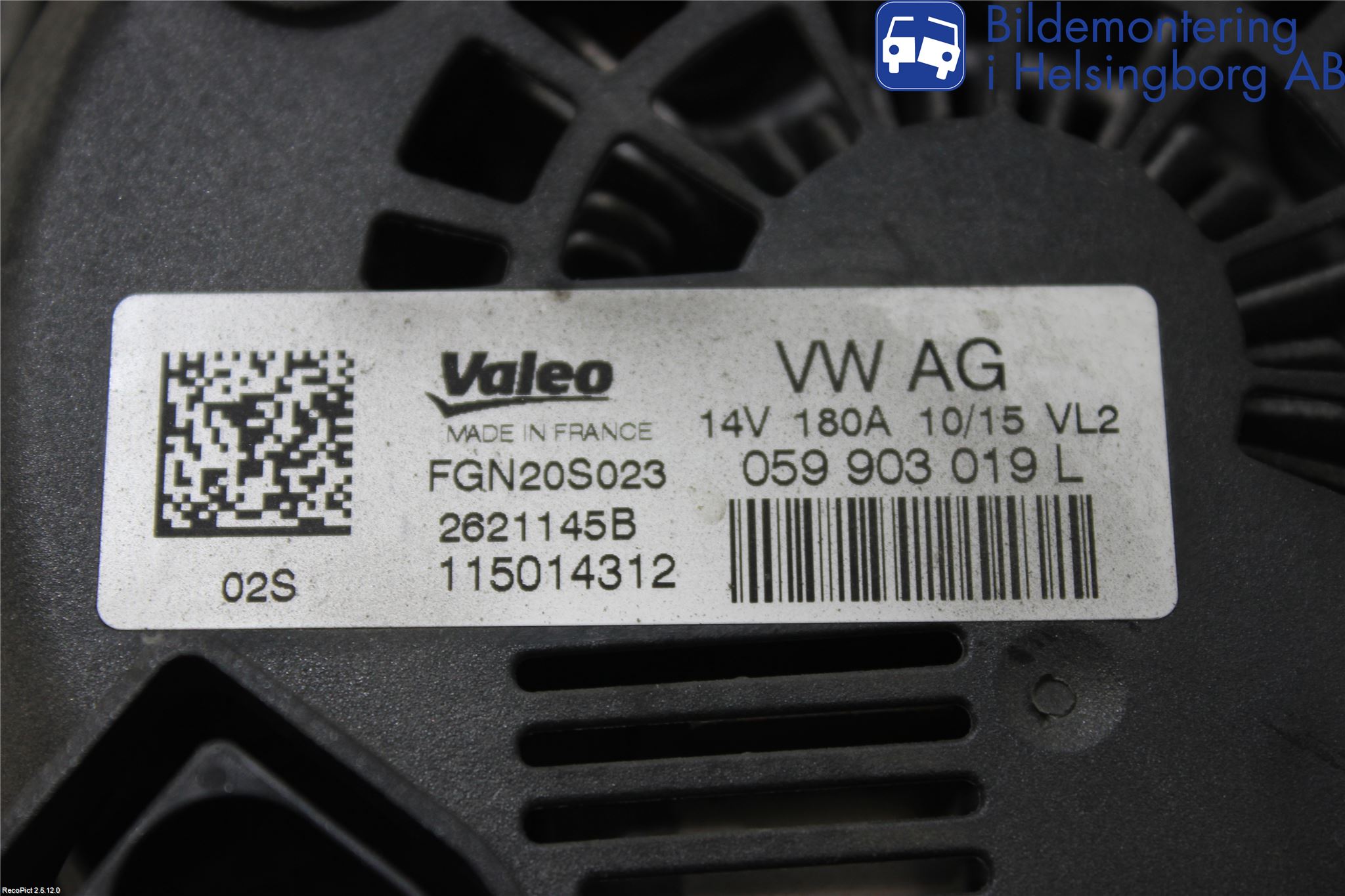 Audi A6/S6 4G 11-18 Generator