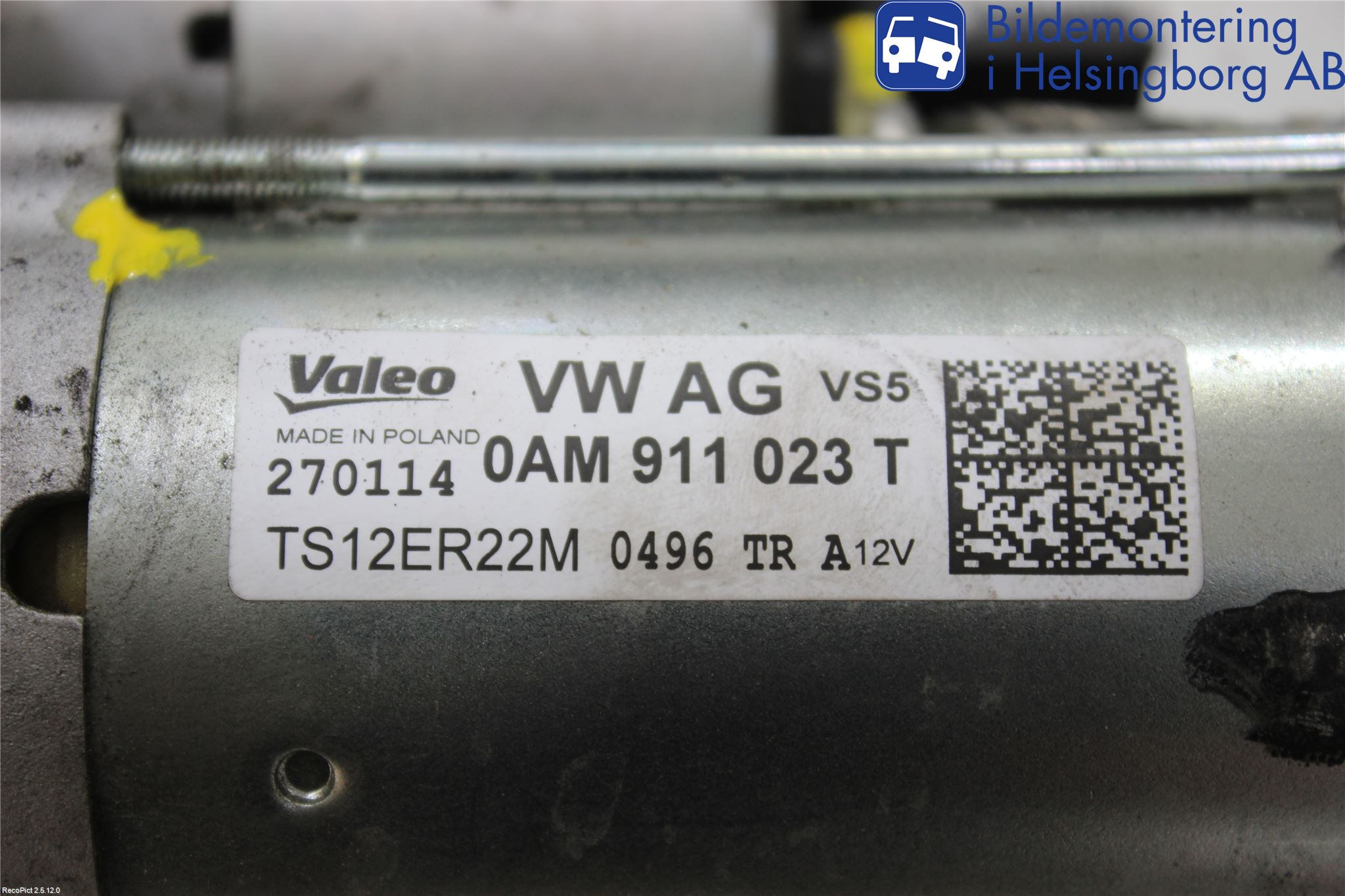 Volkswagen VW POLO 10-17 Startmotor