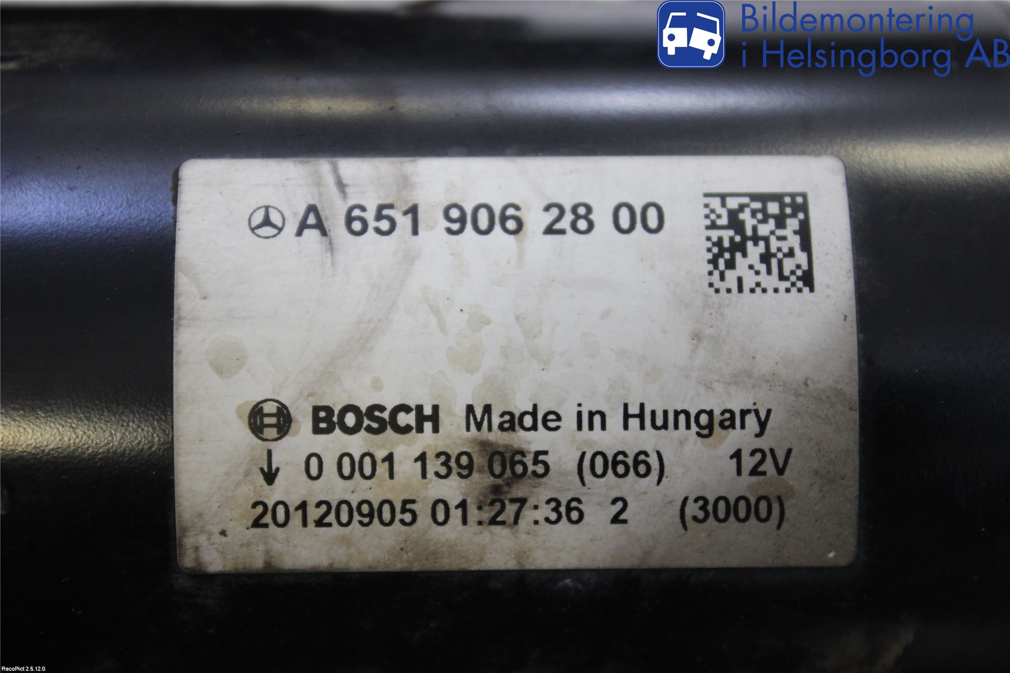 Mercedes-Benz MB E-KLASS (W212) 09-16 Startmotor Diesel