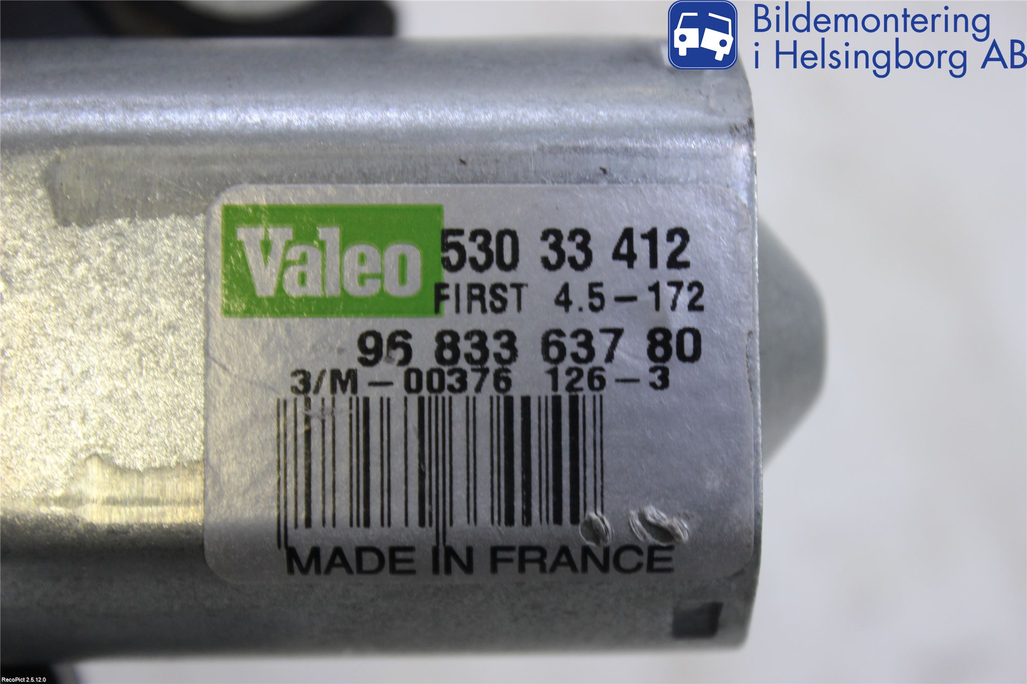 Citroen BERLINGO 08-18 Torkarmotor Baklucka