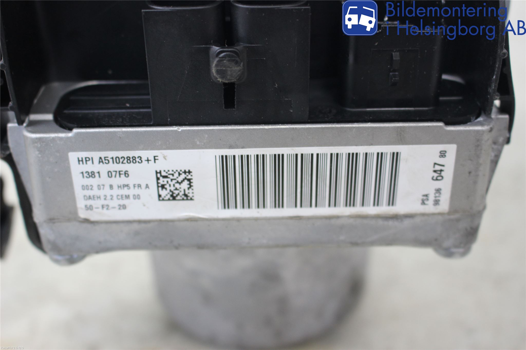 Peugeot PARTNER 16-18 Styrservo Pump Elektrisk