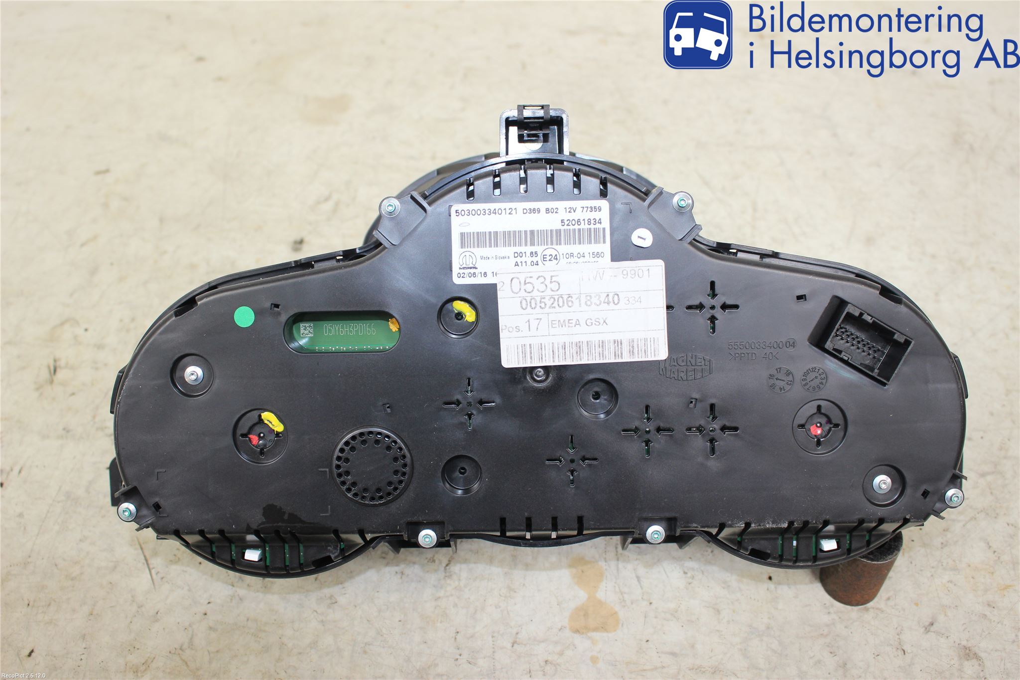 Fiat 500X 15- Instrument Komb