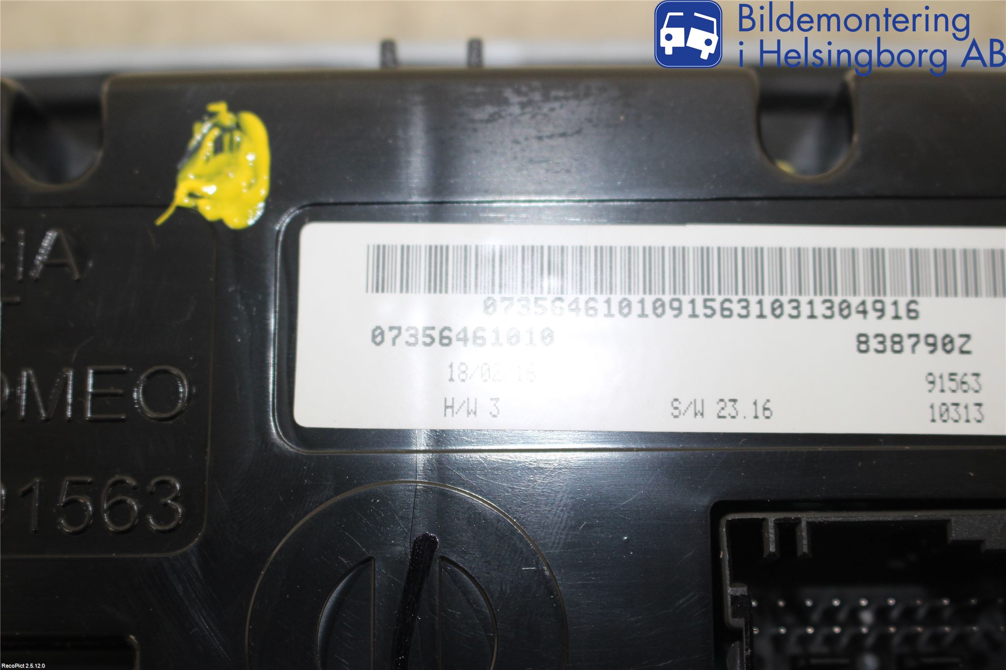 Fiat 500X 15- Ac Styrenhet Ac Manöveren