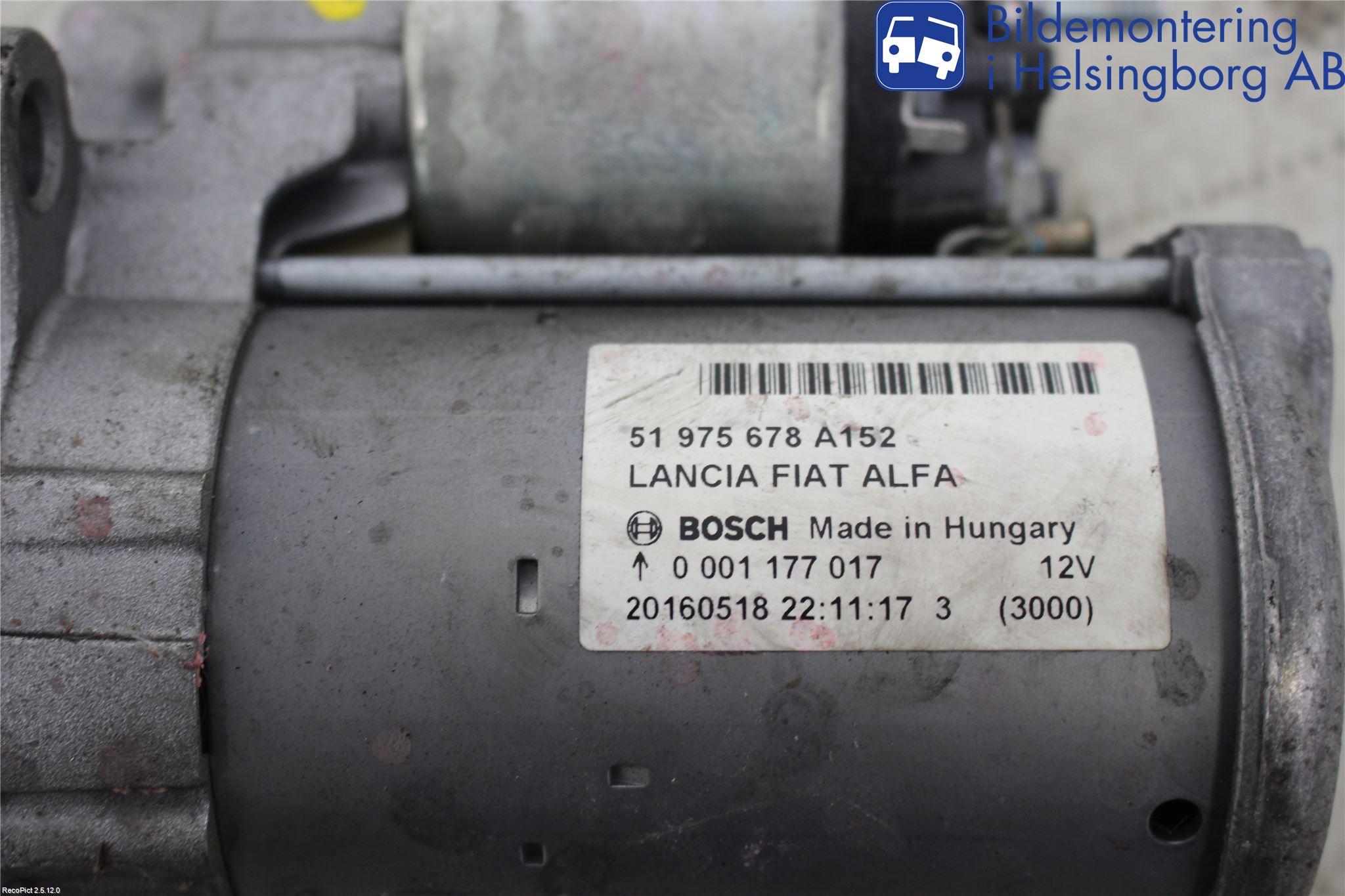 Fiat 500X 15- Startmotor