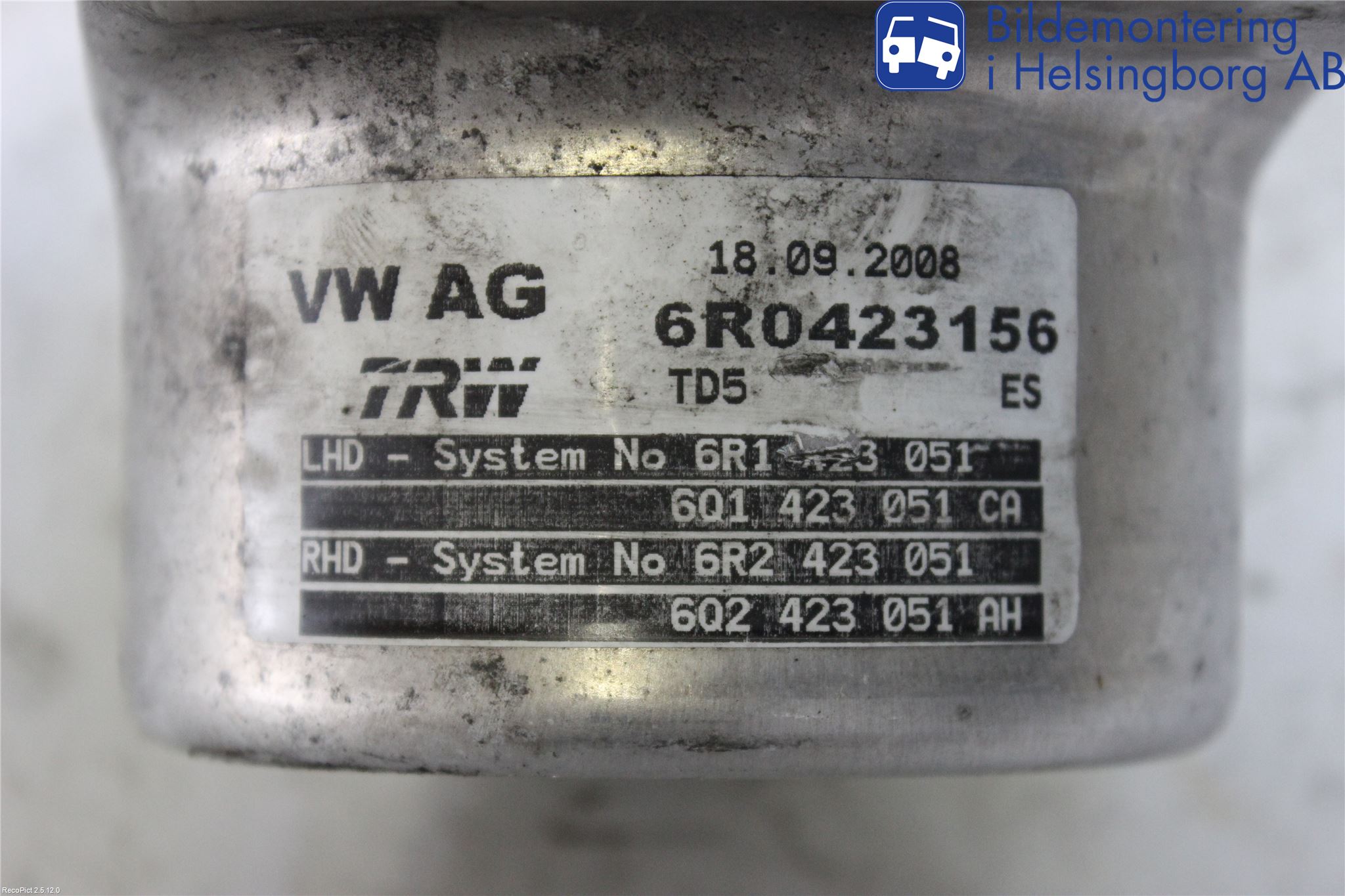 Seat IBIZA IV 08-16 Styrservo Pump Elektrisk