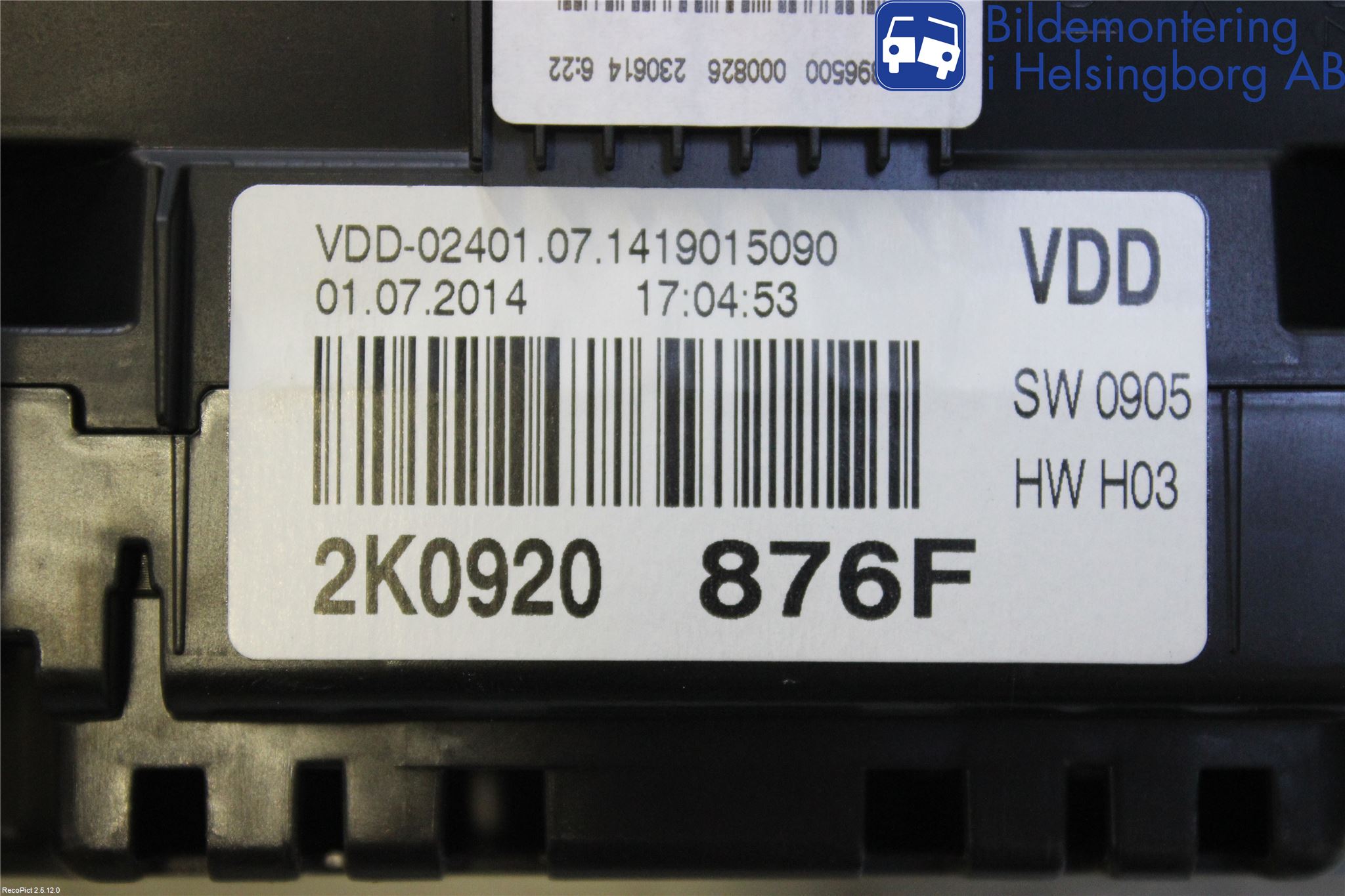 Volkswagen VW CADDY 11-15 Instrument Komb