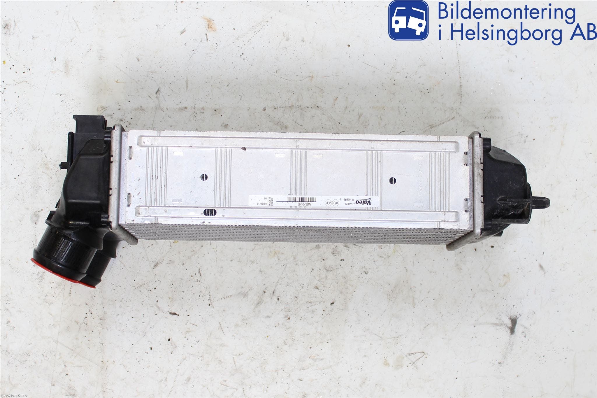 Peugeot PARTNER 16-18 Laddluft-Intercooler Kyl