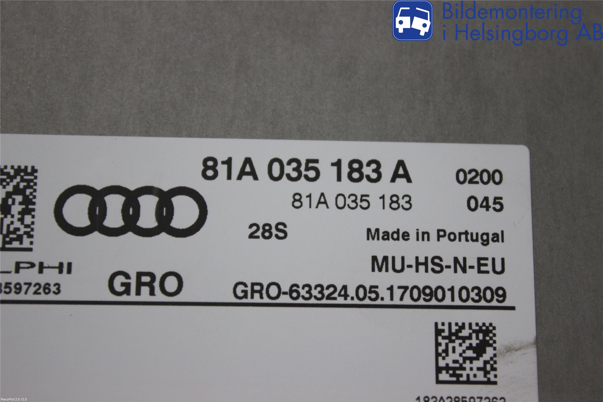 Audi Q2/SQ2 17- Cd Radio - Multimediapanel
