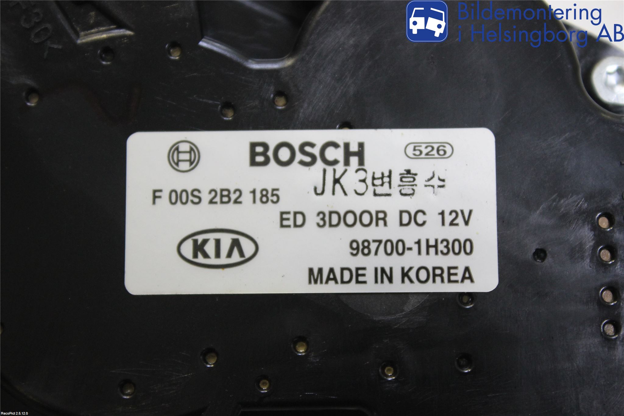 Hyundai ix35 Torkarmotor Baklucka
